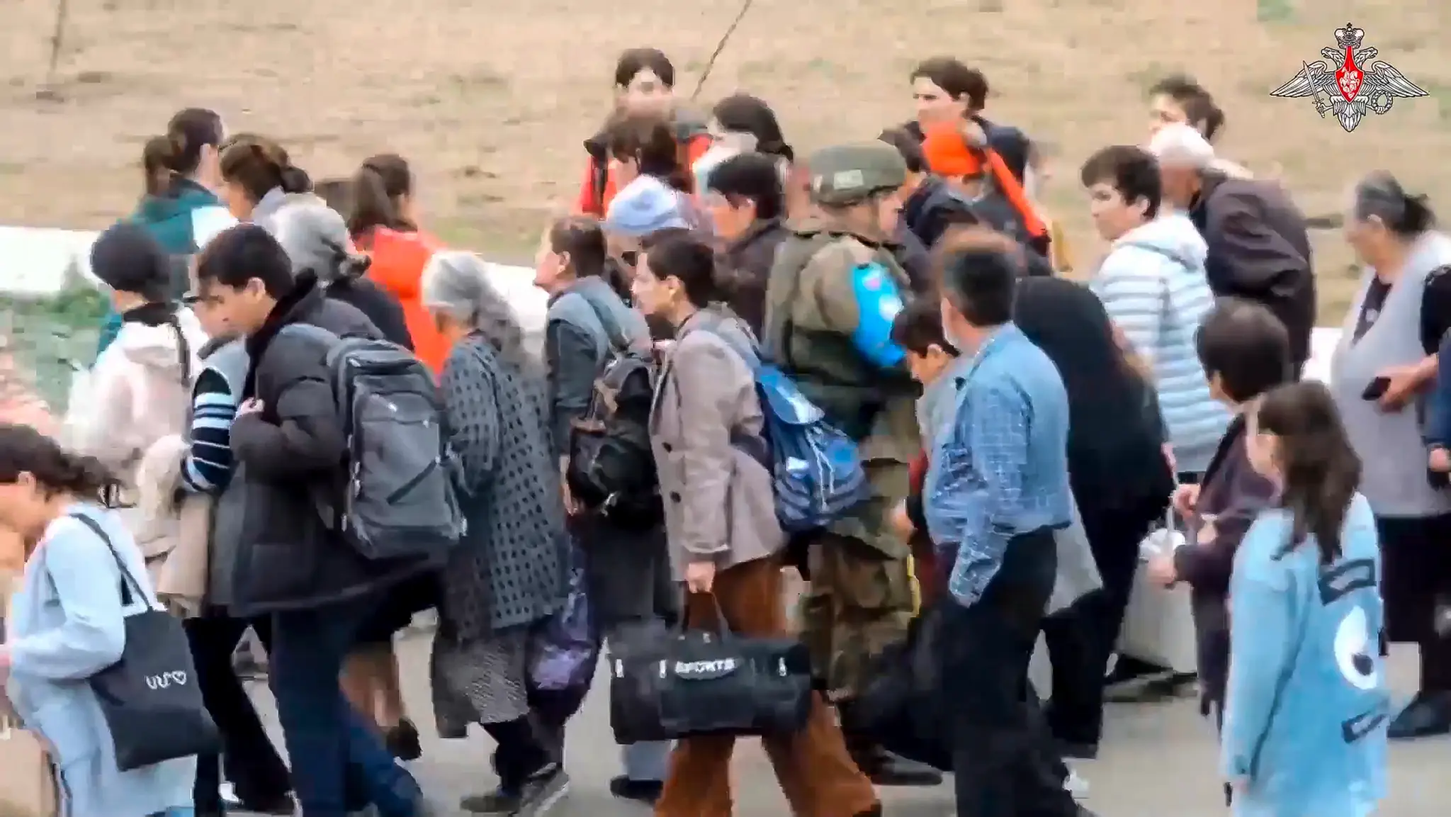 Evakuácia etnických Arméncov v Náhornom Karabachu
