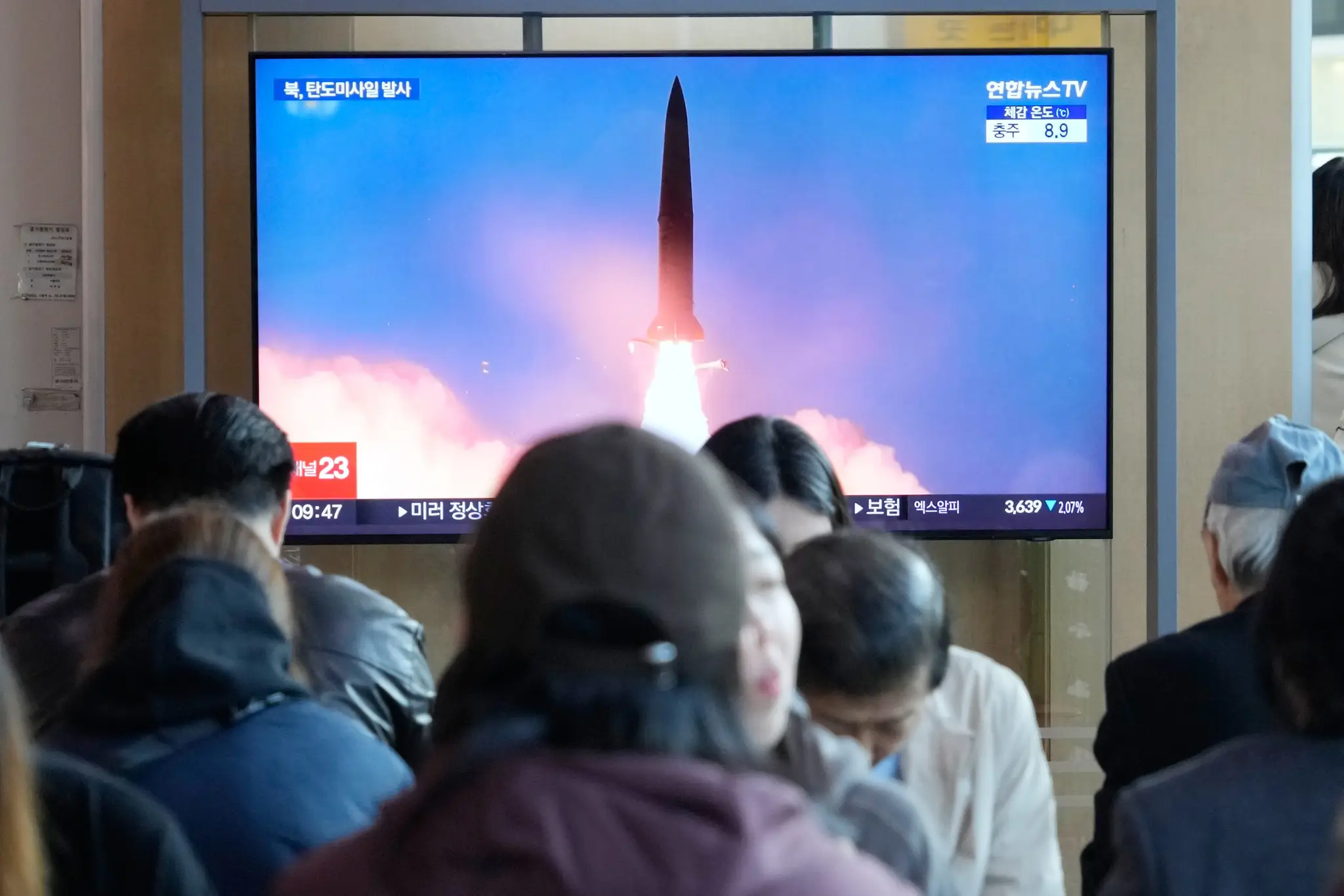 Archívny záber zo štartu severokórejskej rakety 