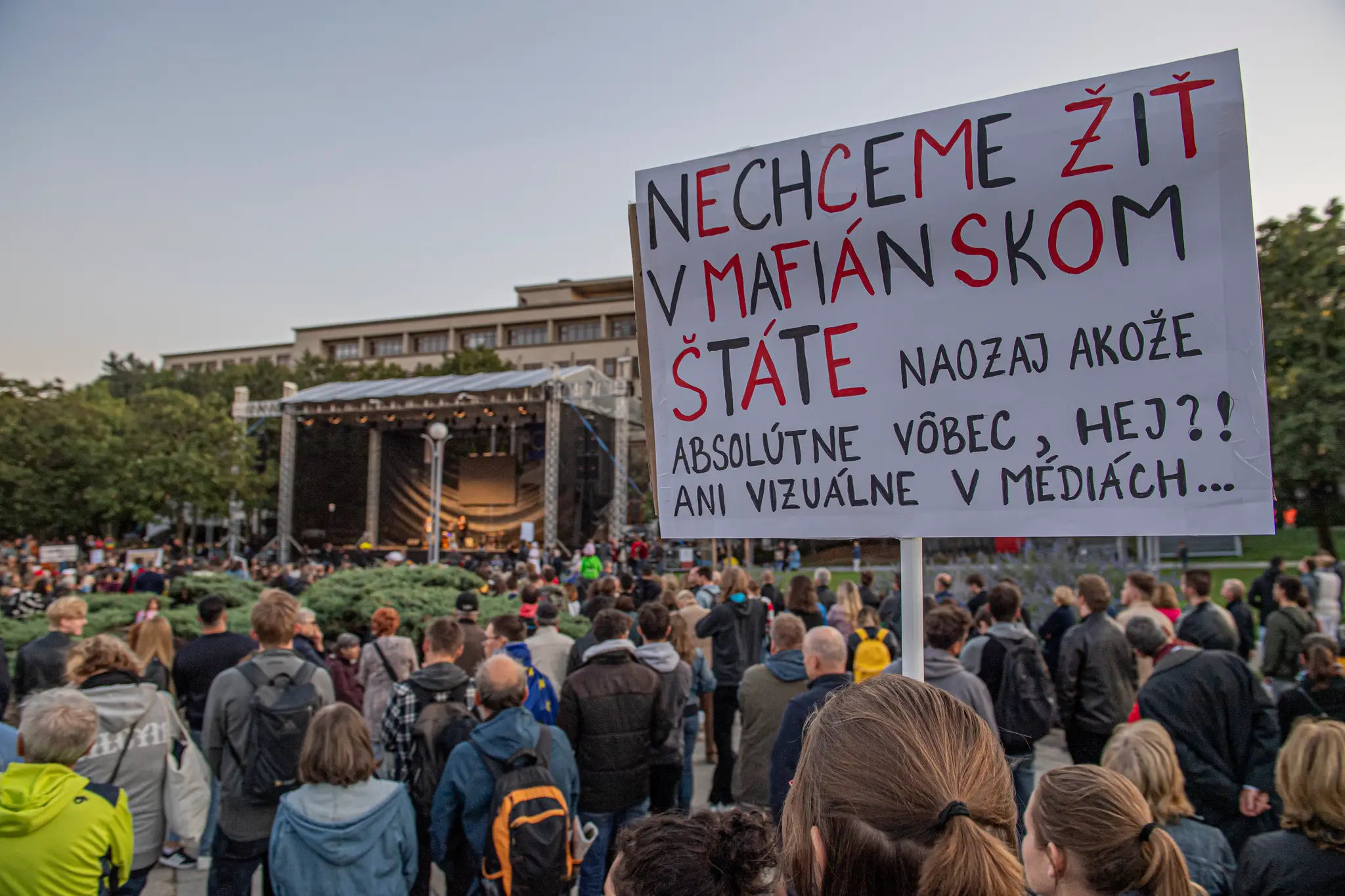 Protestné pochody Za slušné Slovensko naprieč Slovenskom