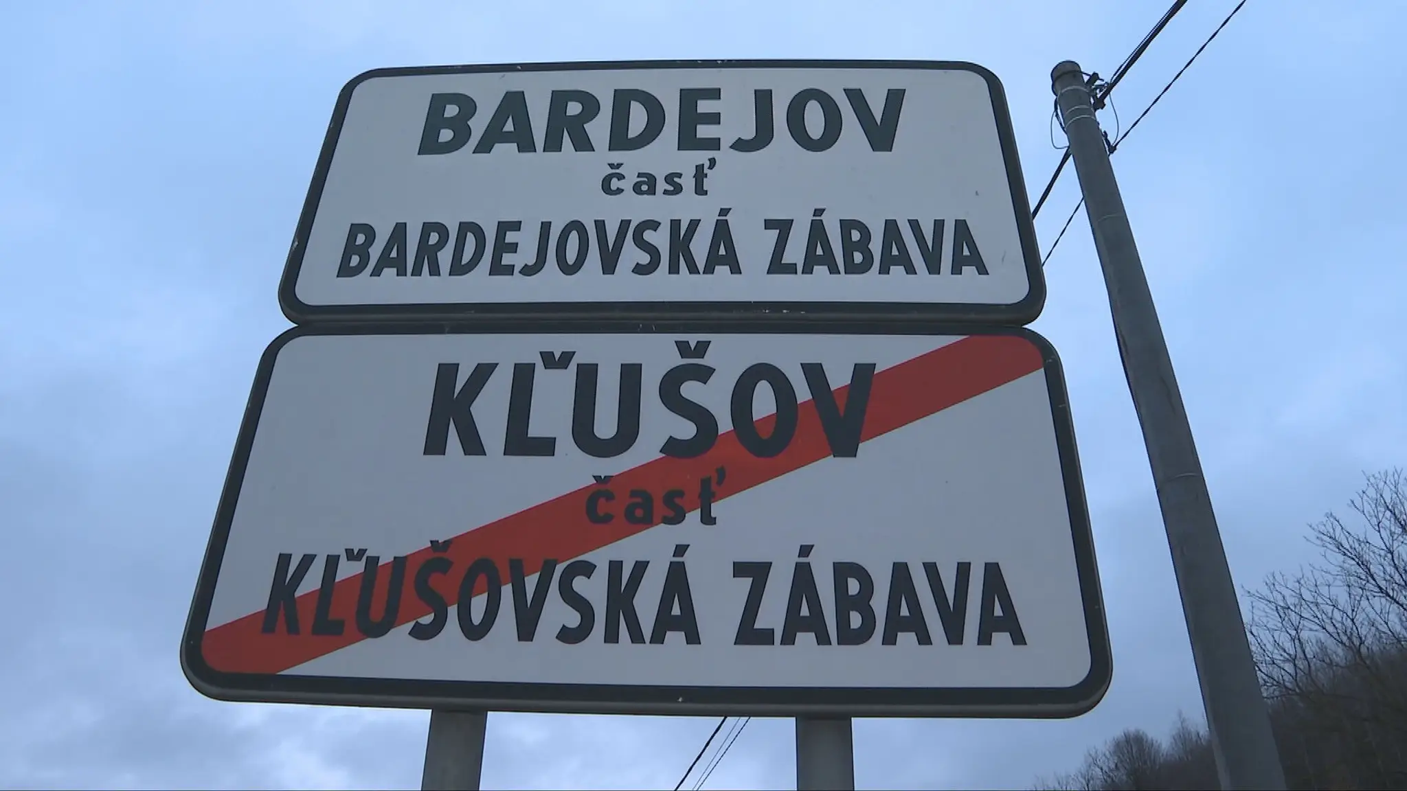 Názvy obcí.