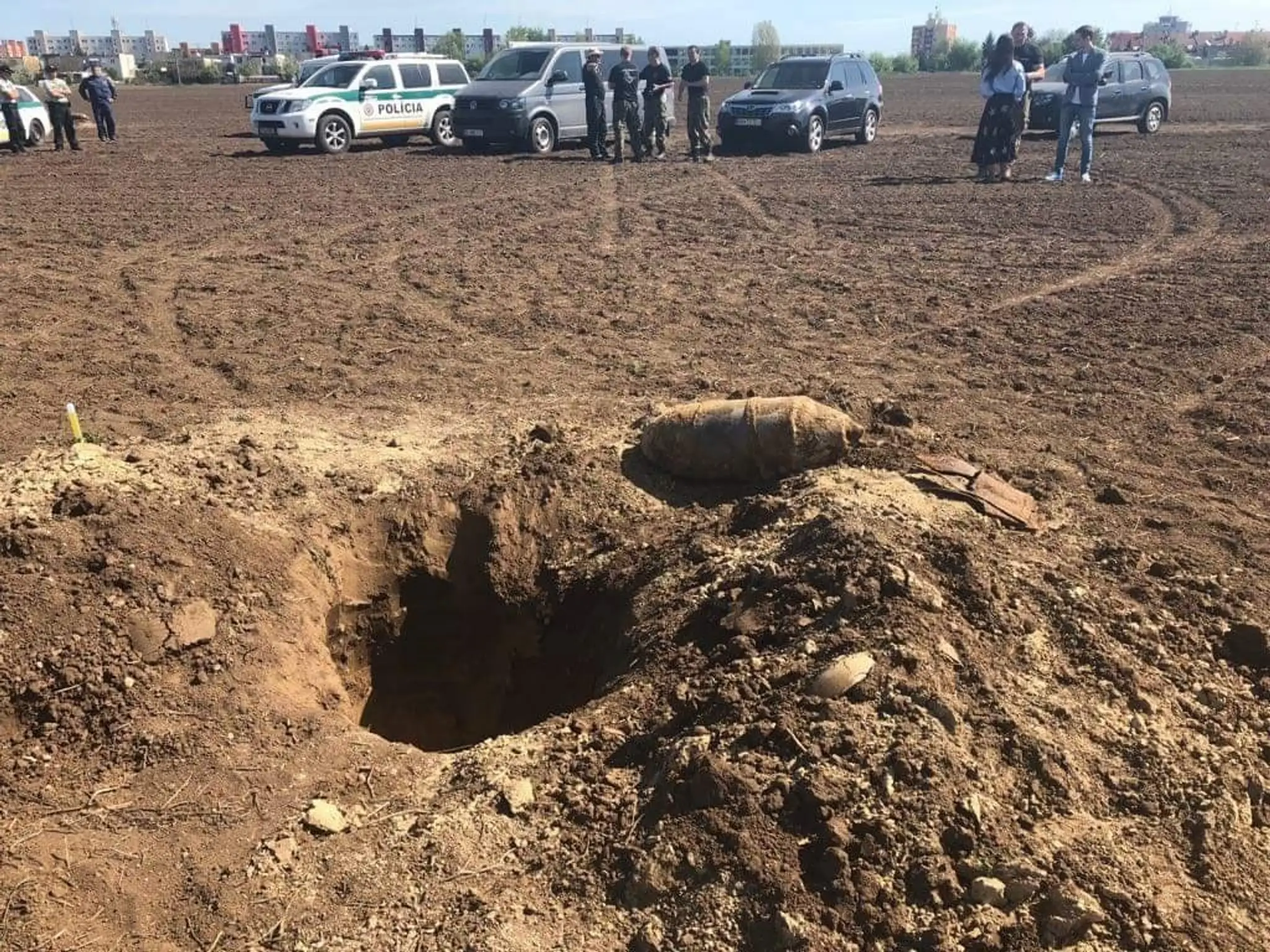 Bomby objavili na poli pri Štúrove