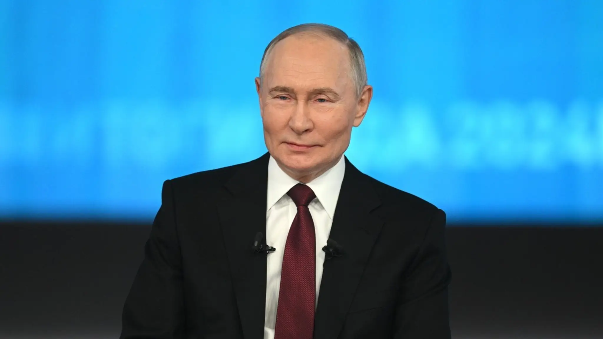 Vladimir Putin na každoročnej tlačovej konferencii
