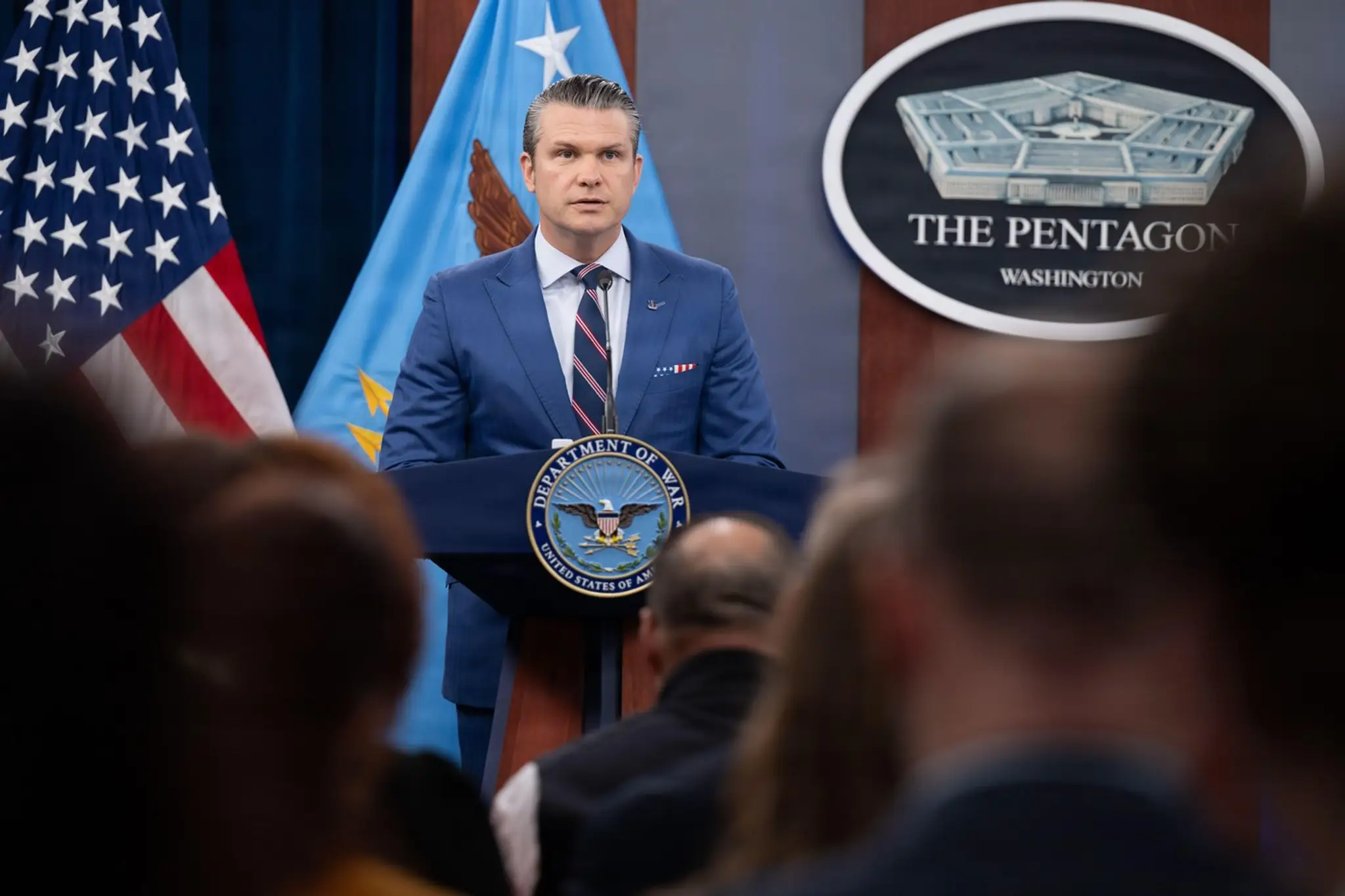 Americký minister obrany Pete Hegseth.