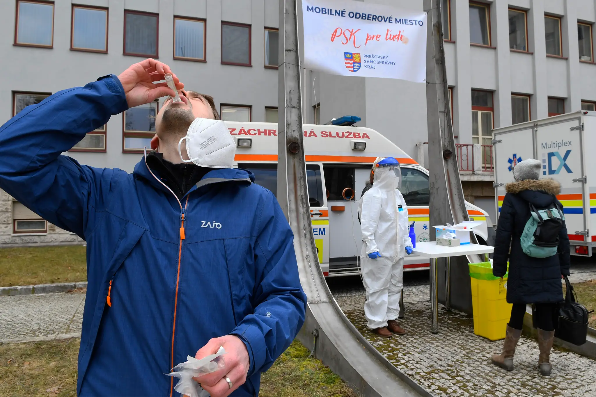 Testovanie na COVID-19.