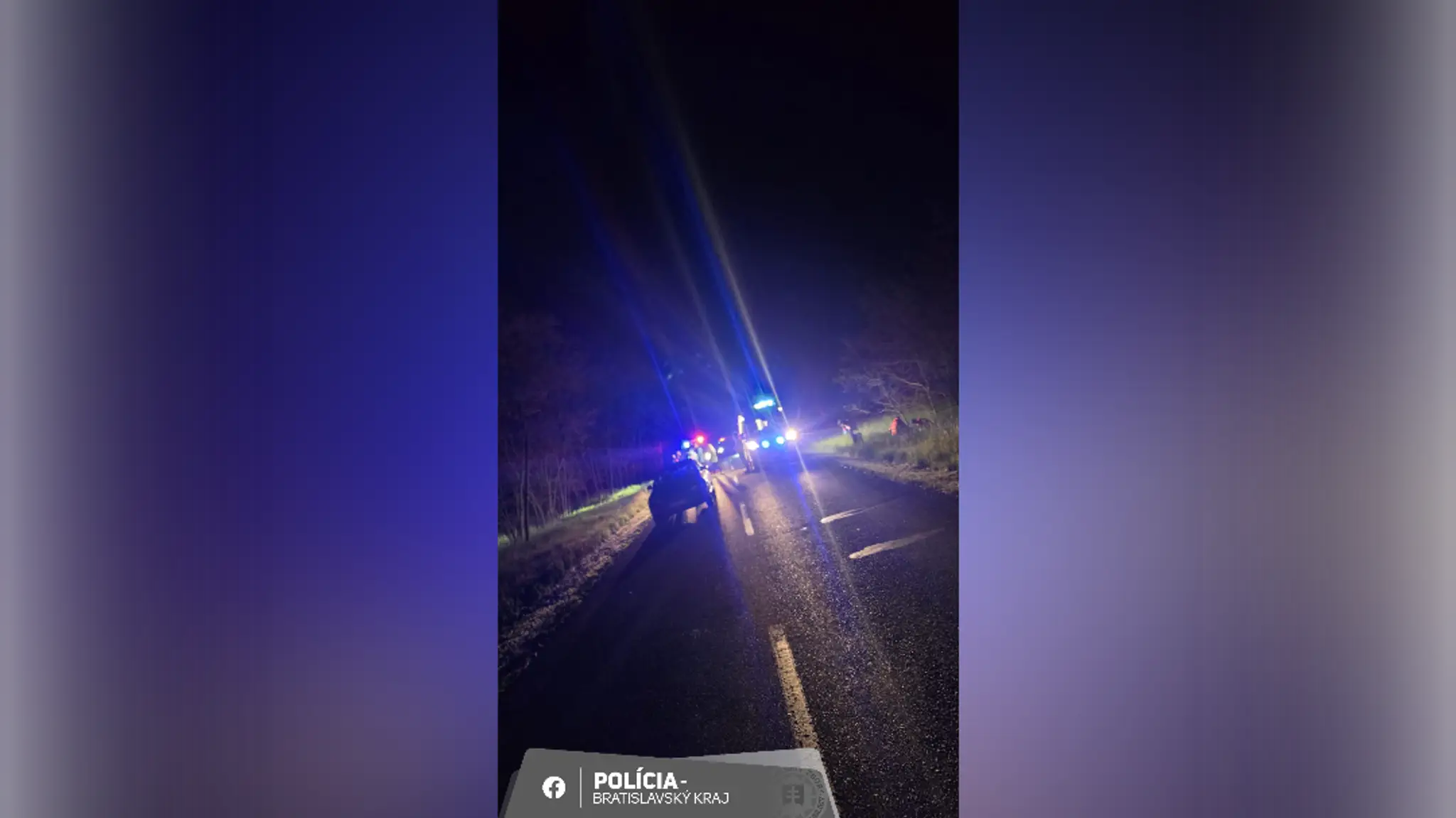 Zrážka s chodcom na ceste pri Malackách