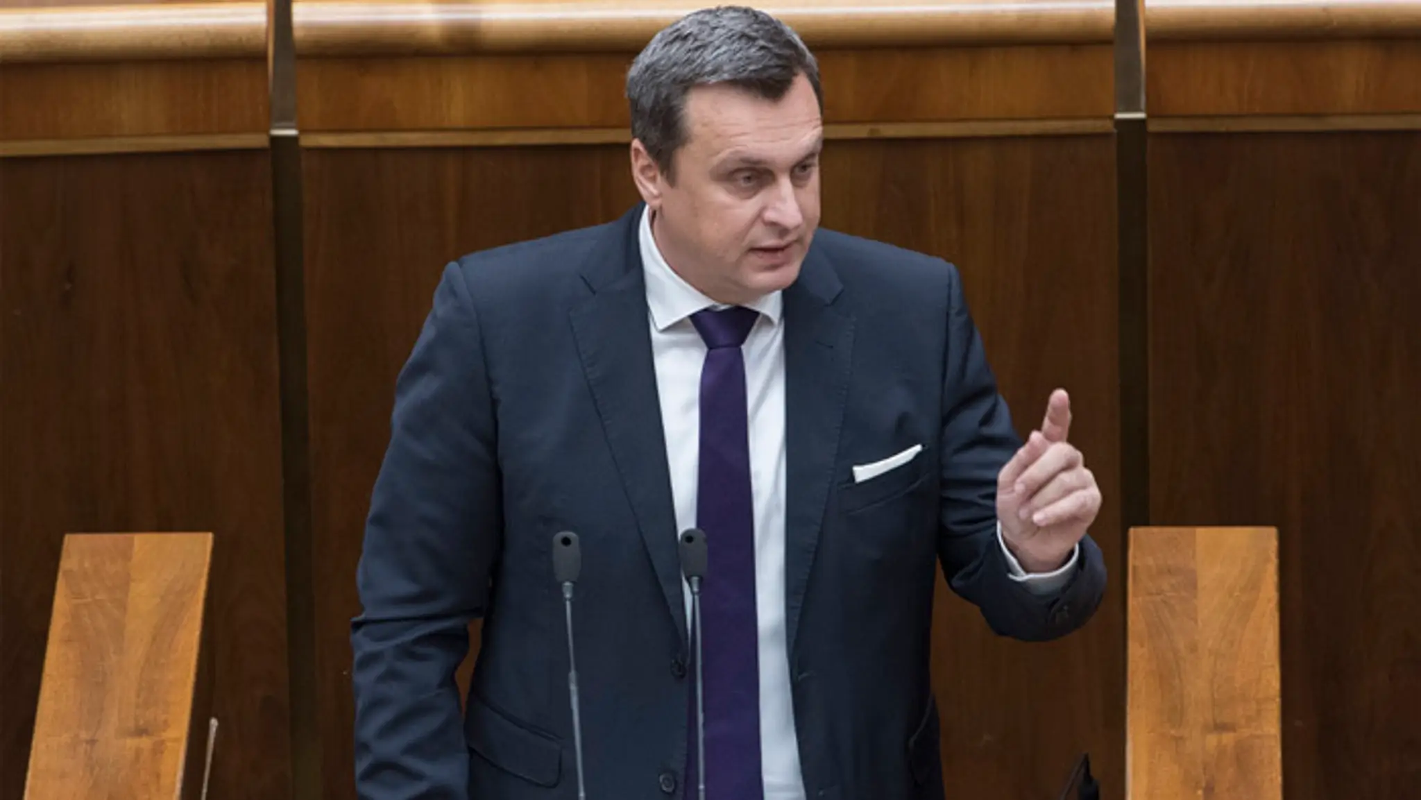 Predseda NR SR Andrej Danko (SNS).