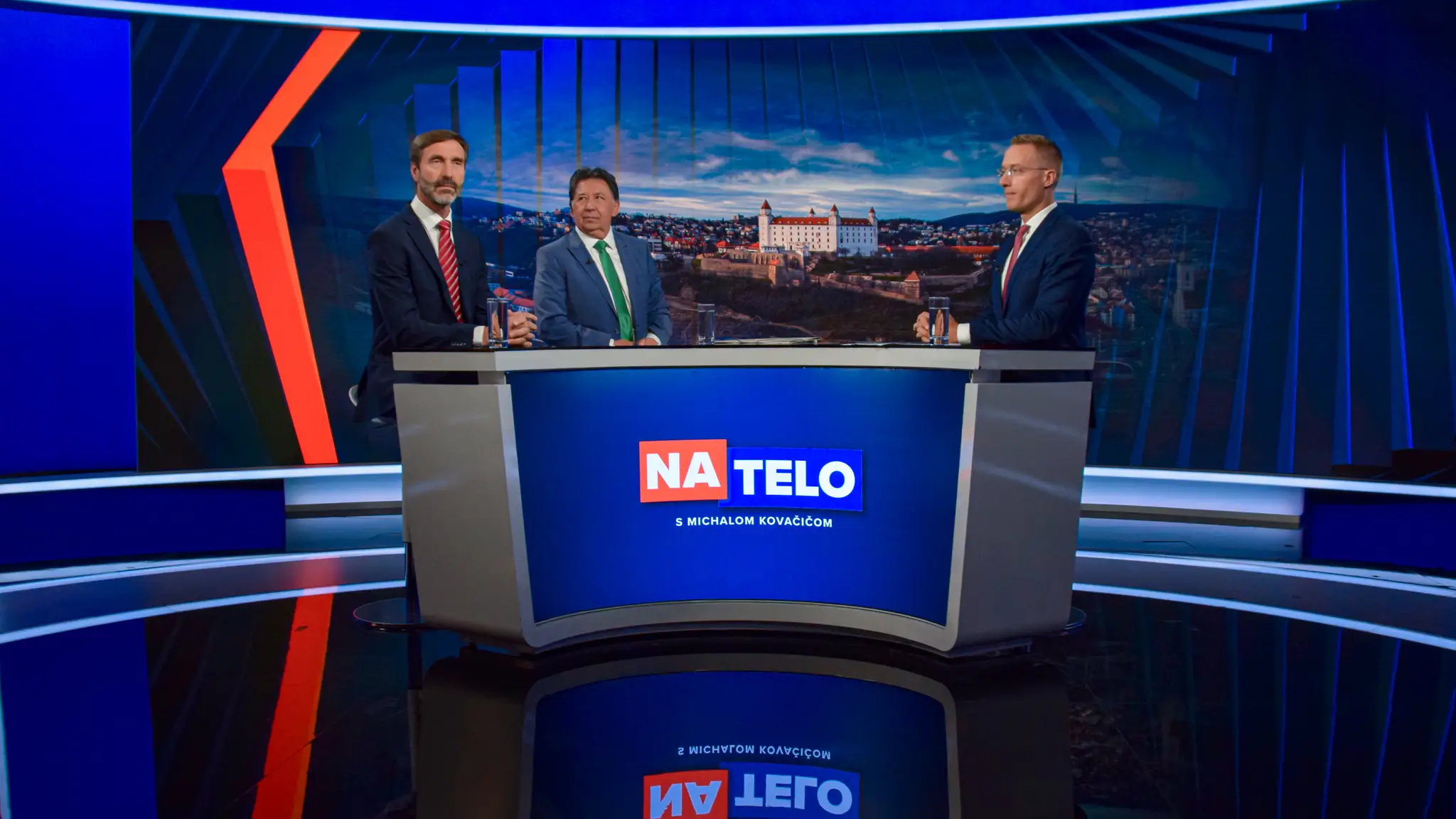 Juraj Blanár a Ján Budaj v relácii Na telo.