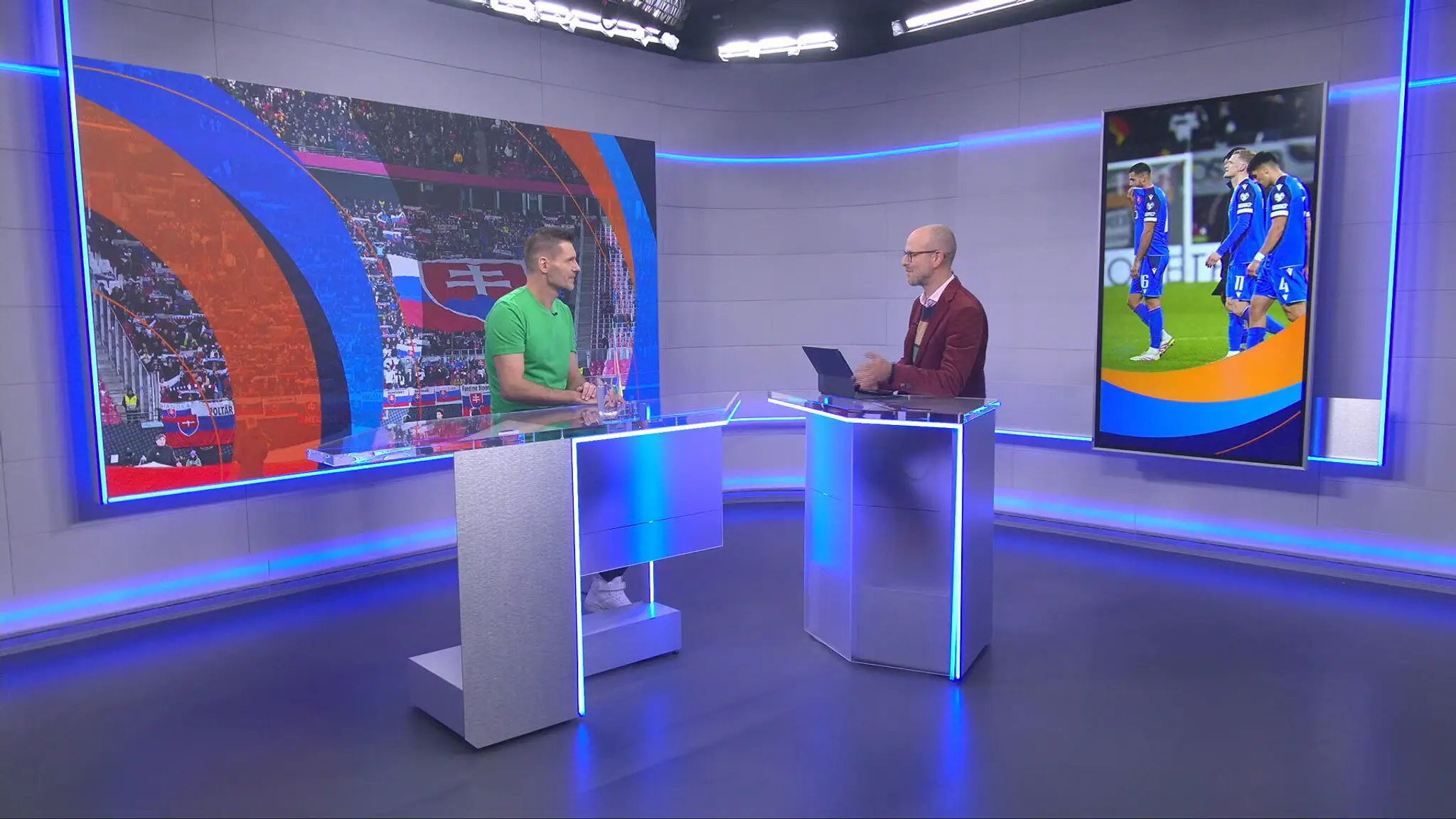 Marián Tomčák v štúdiu TN live.
