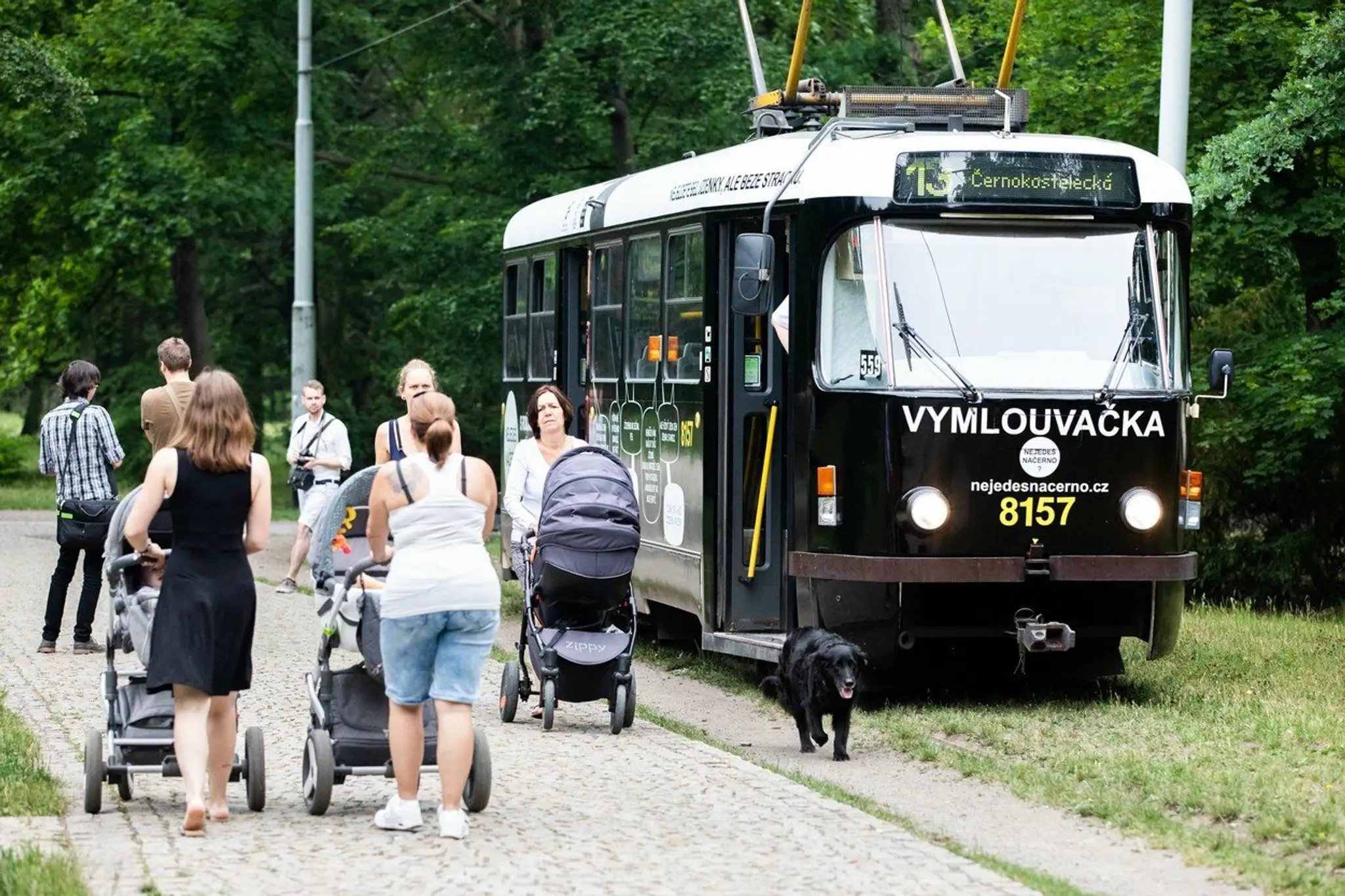 Električka Vymlouvačka.