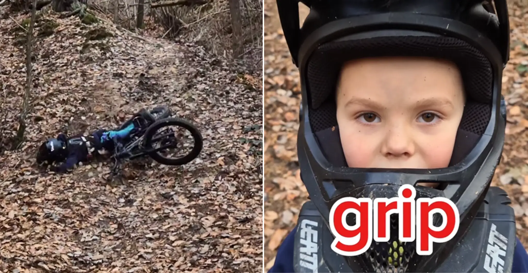 Päťročný Lucas sa venuje horskej cyklistike