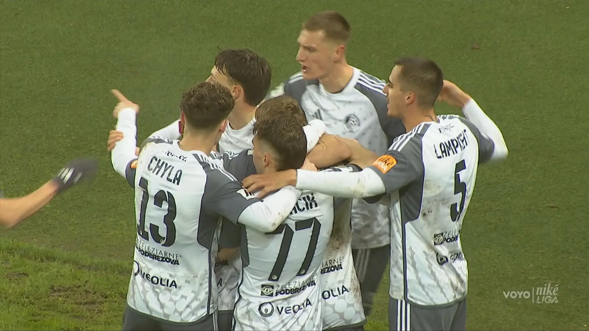 Radosť futbalistov Podbrezovej.
