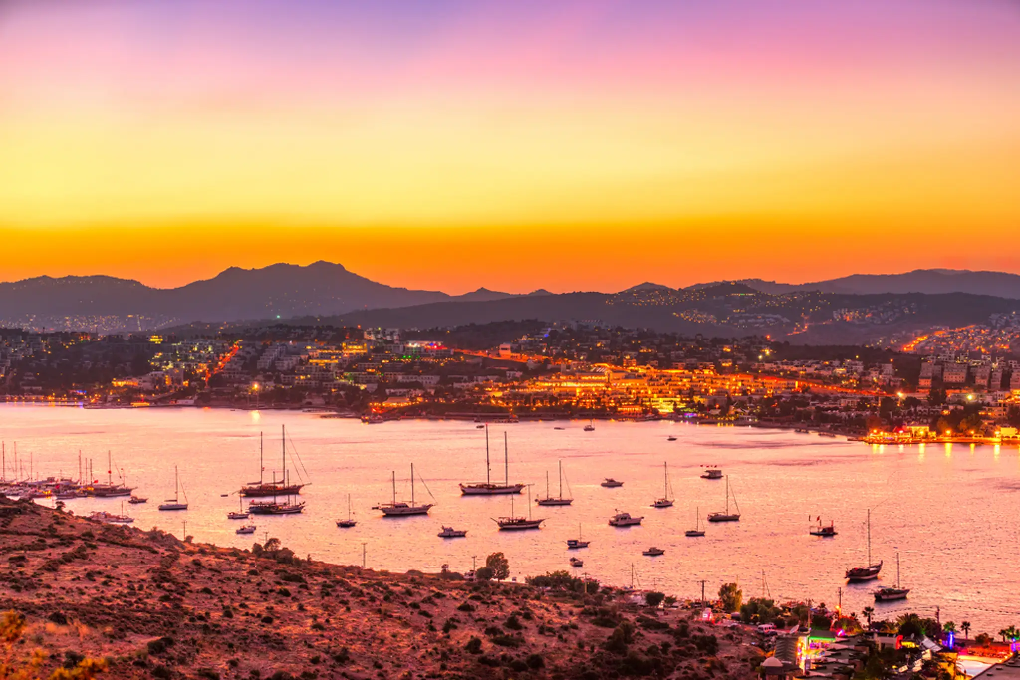 Turecké letovisko Bodrum.