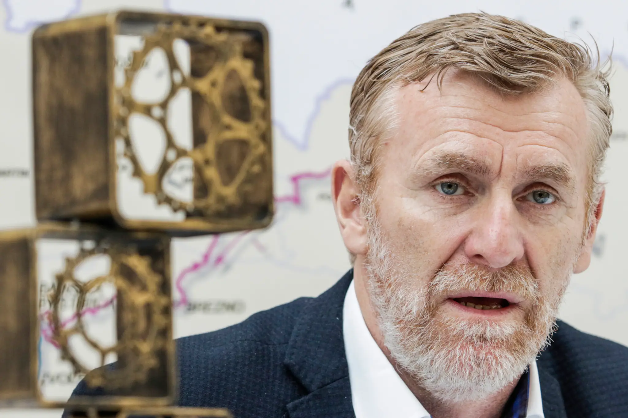 Generálny riaditeľ pretekov Okolo Slovenska a prezident Slovenského zväzu cyklistiky Peter Privara