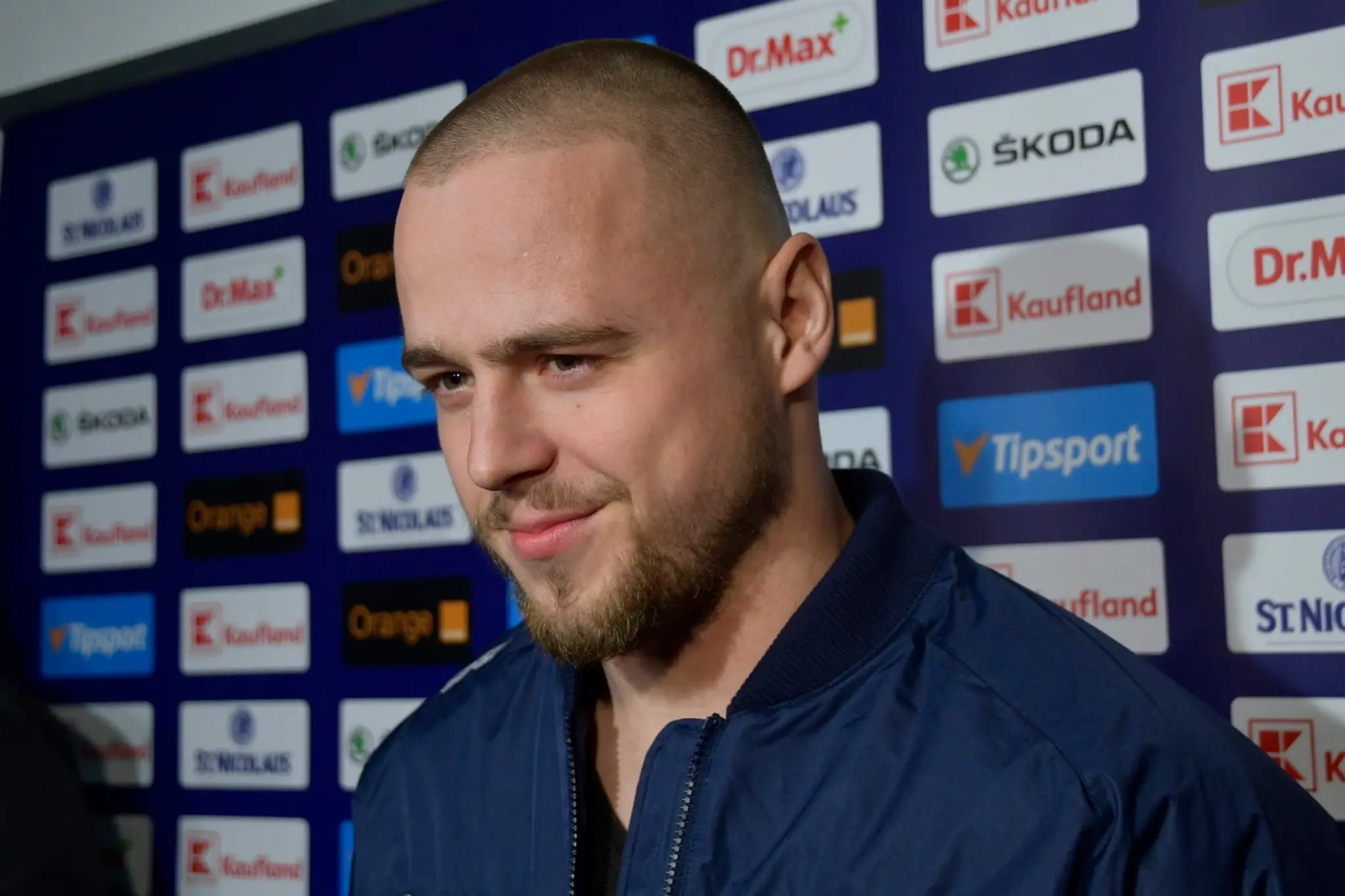 Útočník Tomáš Zigo na zraze reprezentácie počas prípravy pred MS.