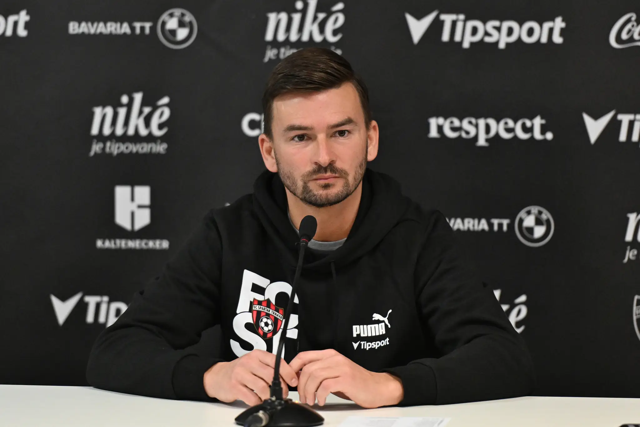 Na snímke tréner FC Spartak Trnava Michal Gašparík