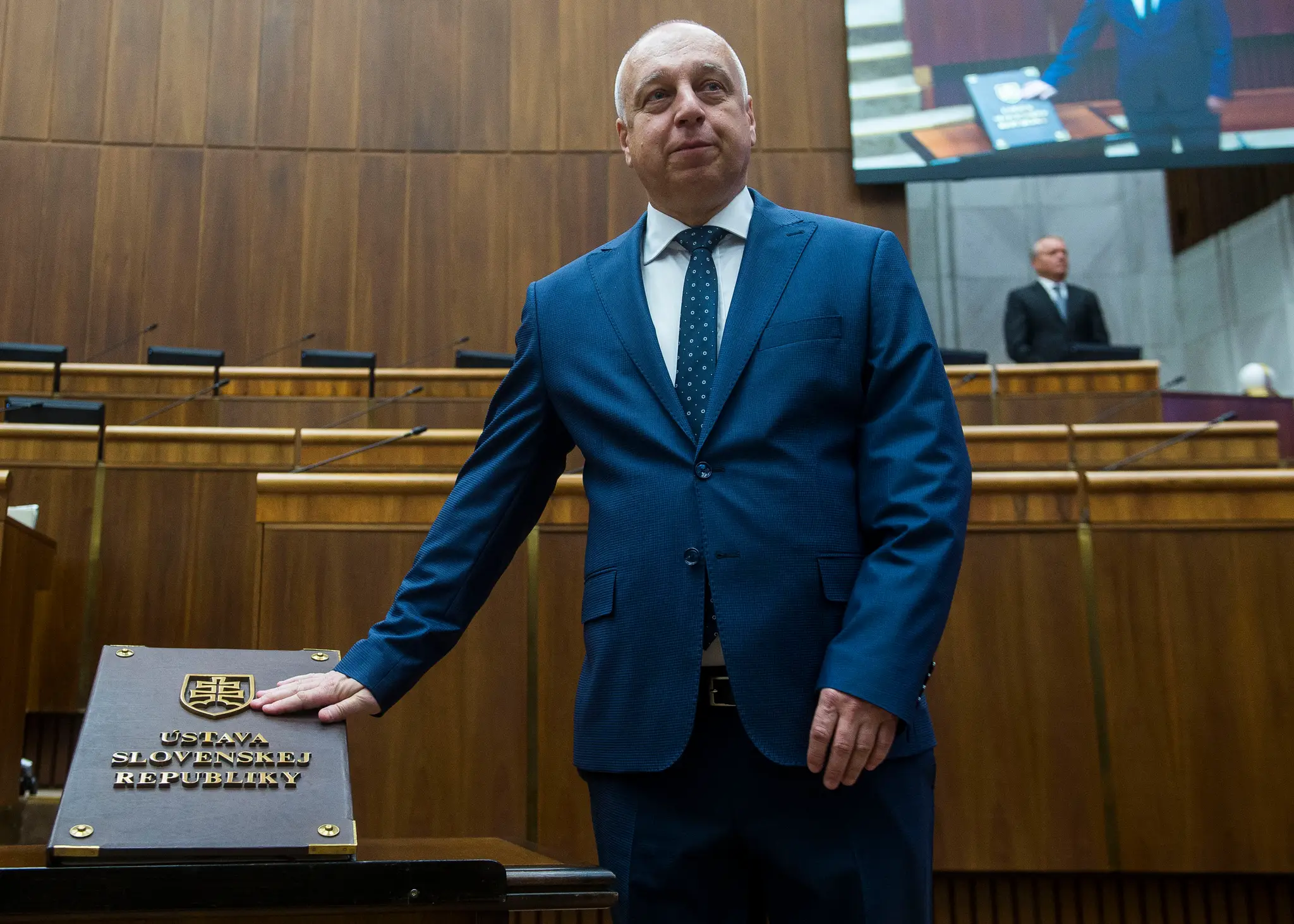 Karol Janas z Hlas-SD.