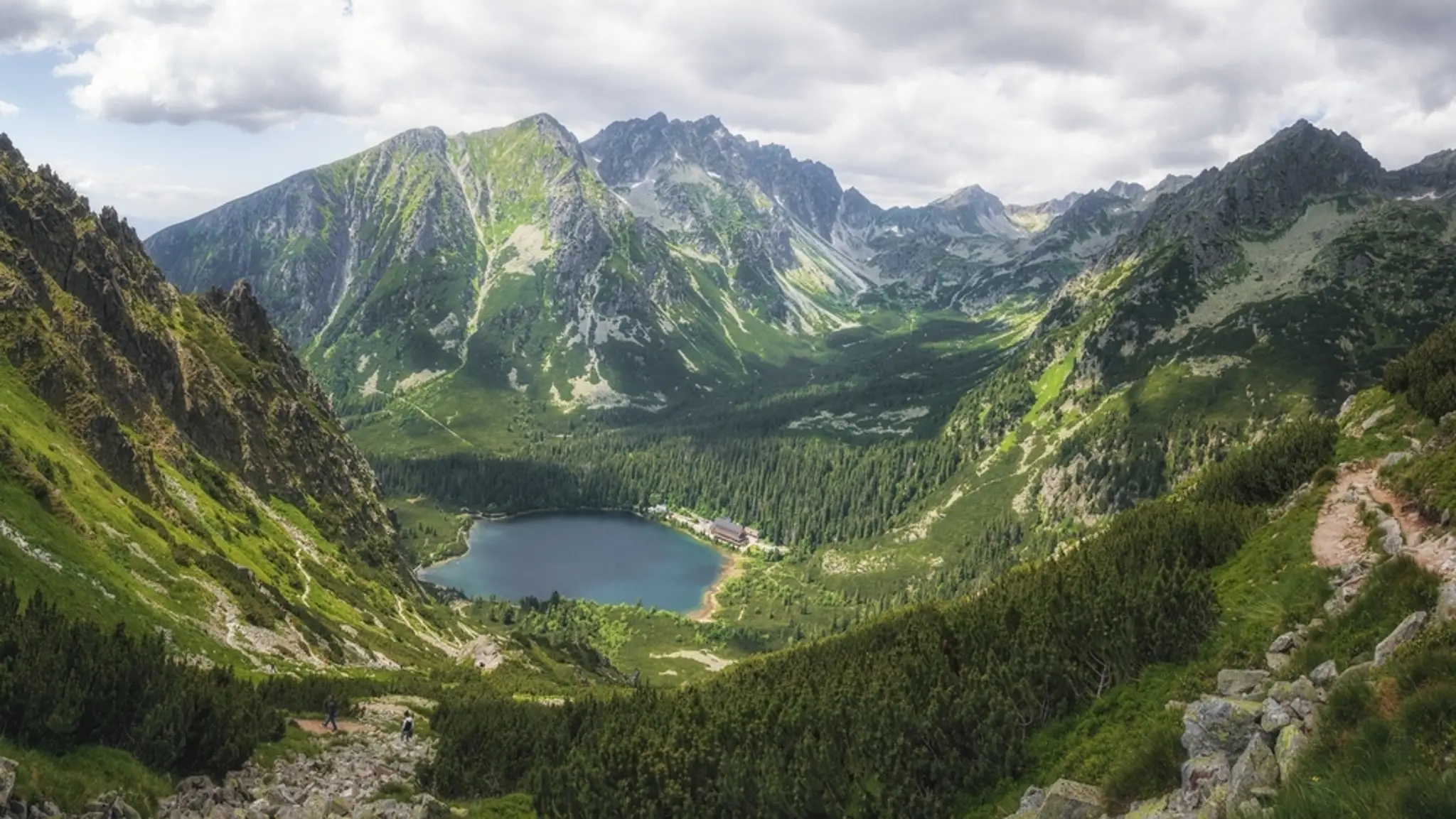 Vysoké Tatry, (Popradské pleso) Slovensko.