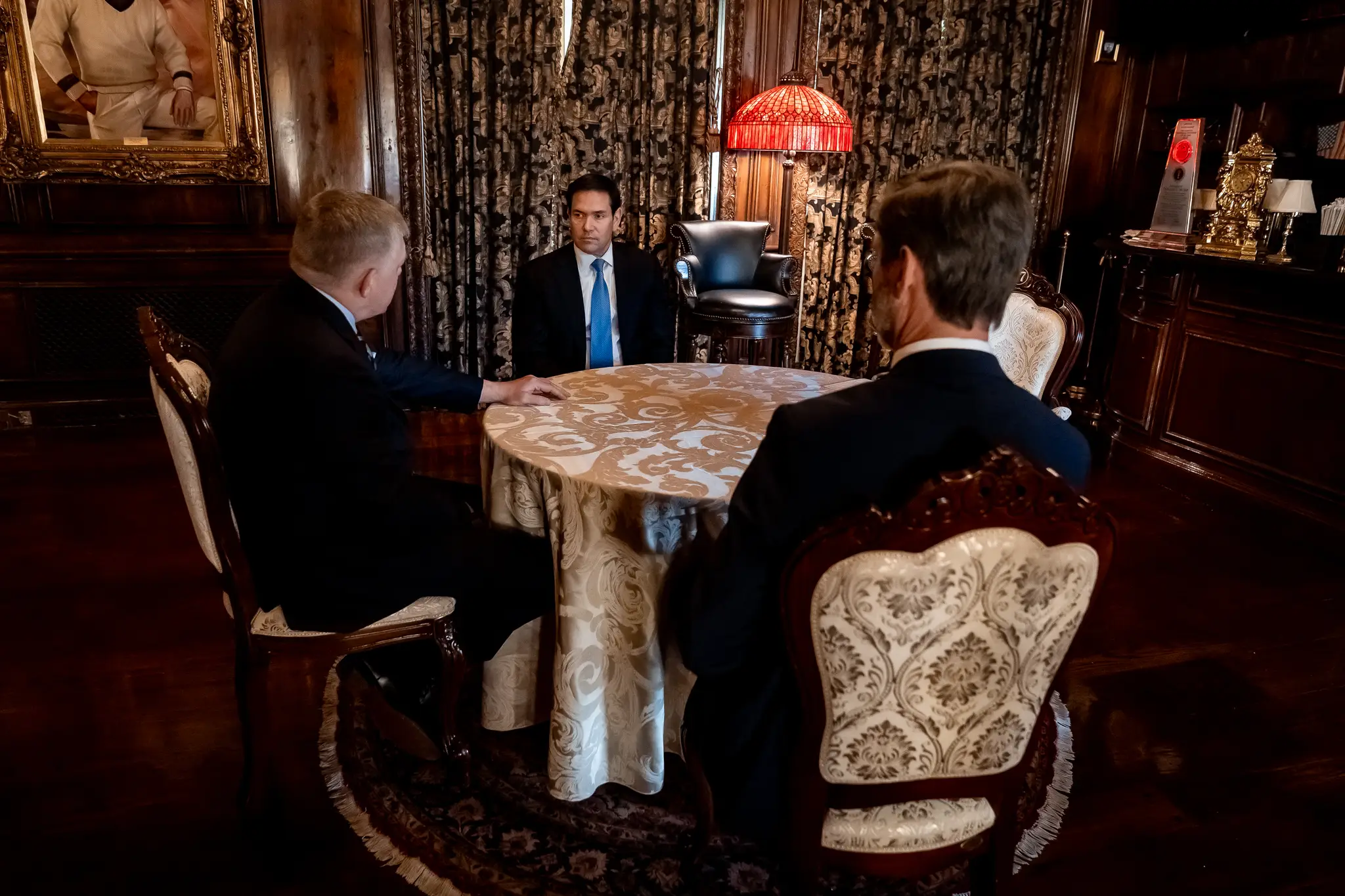 Robert Fico a Donald Trump na Floride v USA