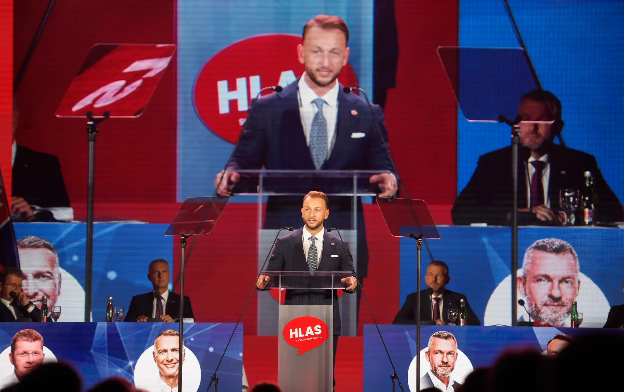 Matúš Šutaj Eštok po zvolení za predsedu Hlasu