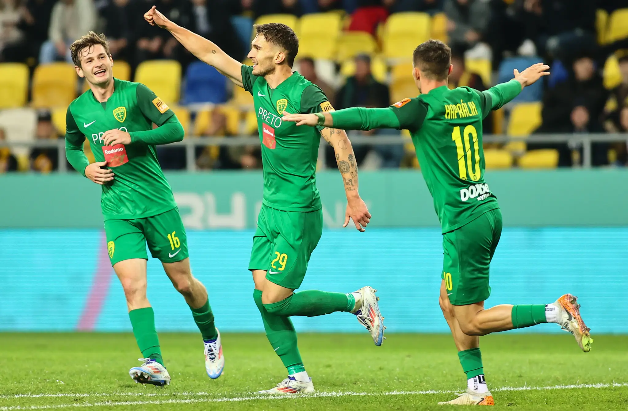 Futbalisti MŠK Žilina.