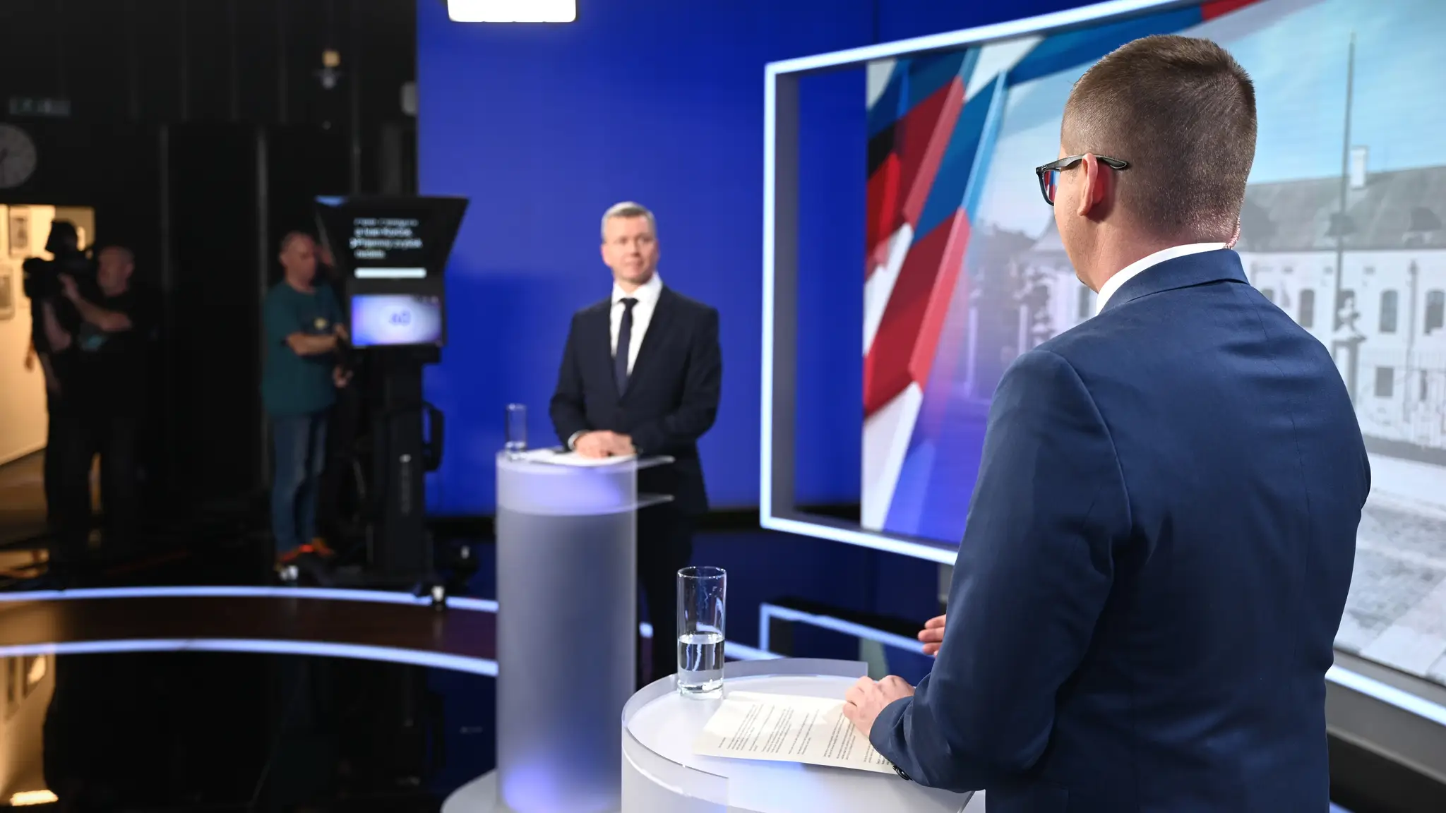Krisztián Forró v prvej predvolebnej diskusii.