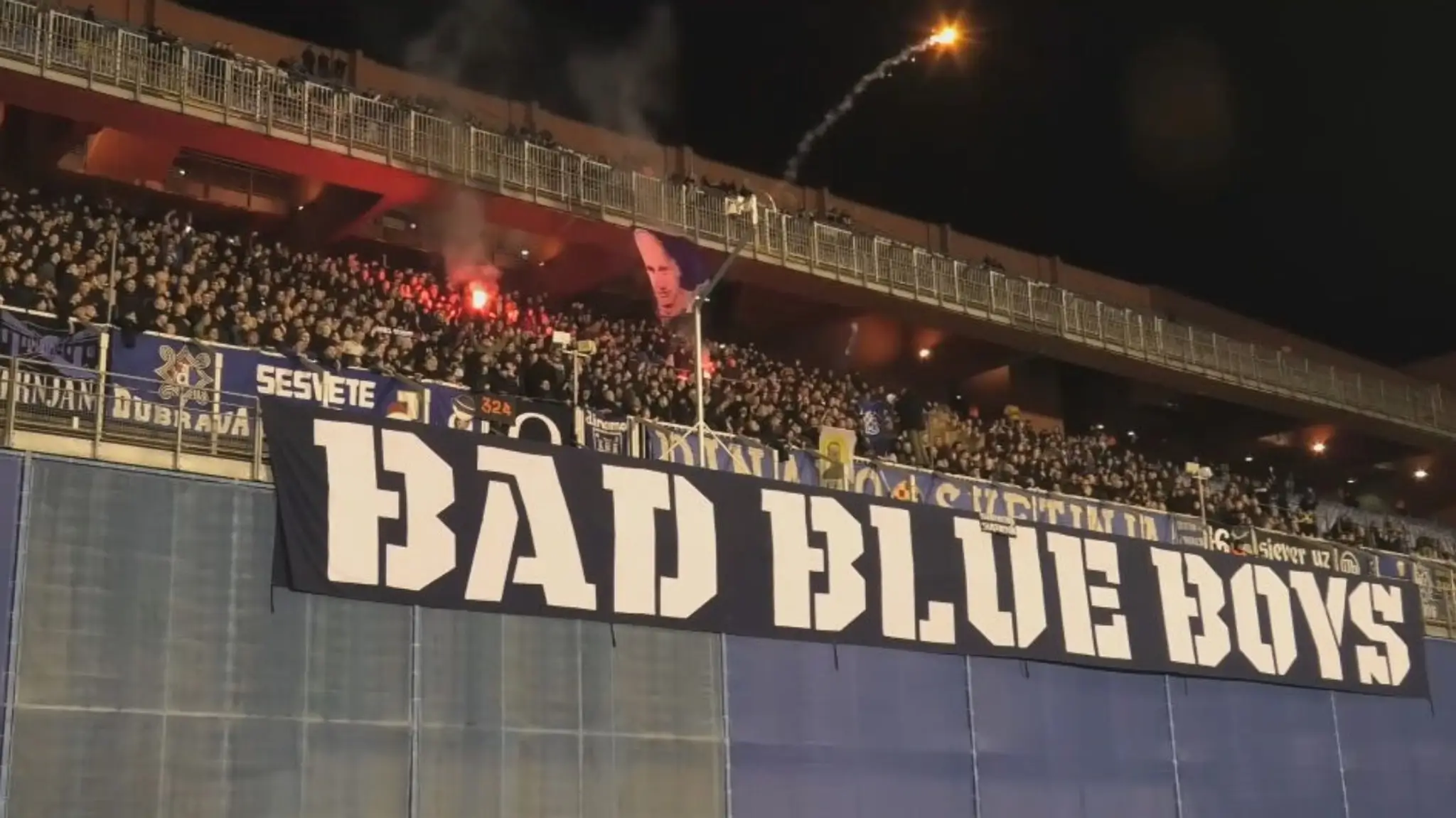 Fanúšikovia zo Záhrebu. 
