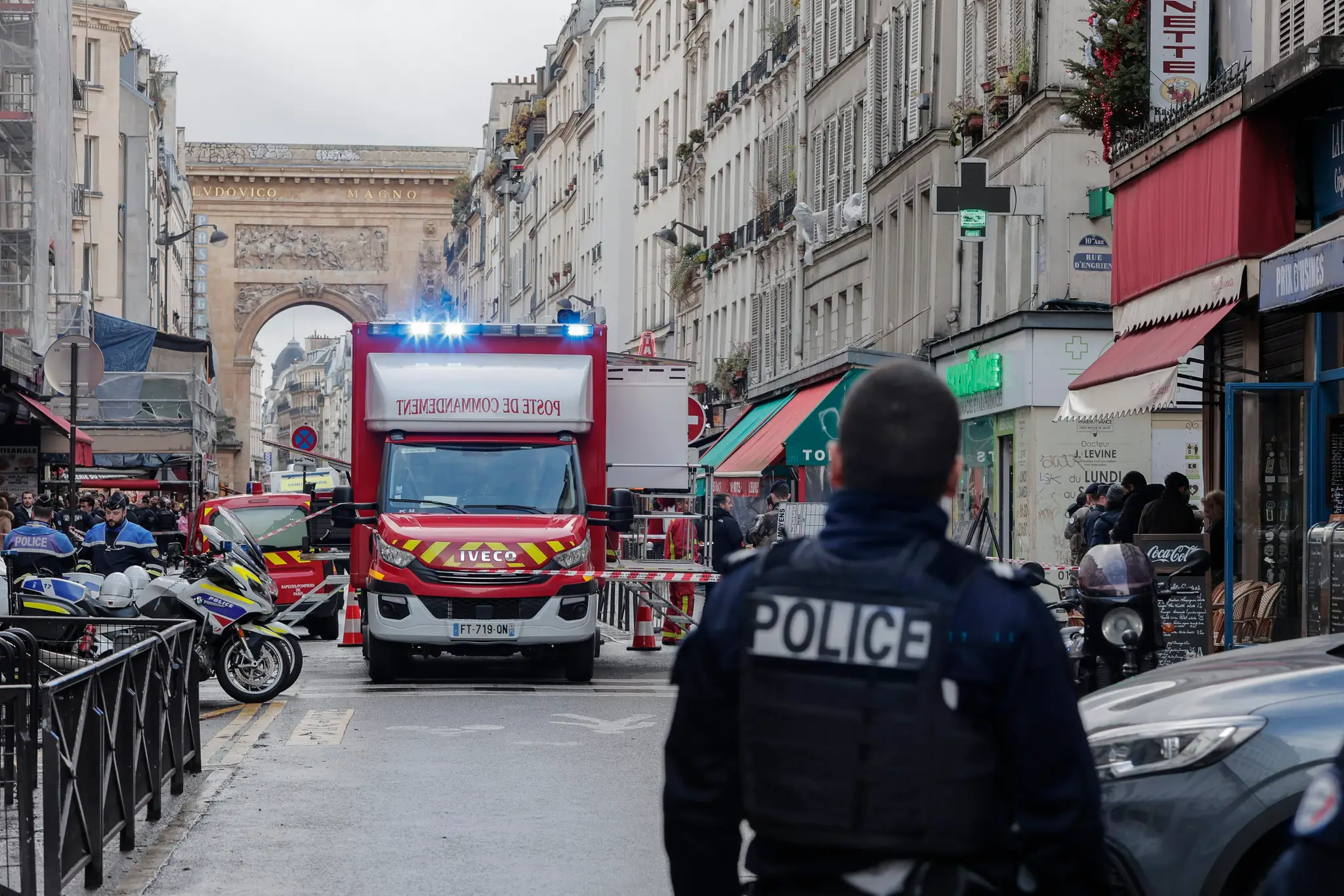 Miesto streľby v Paríži.