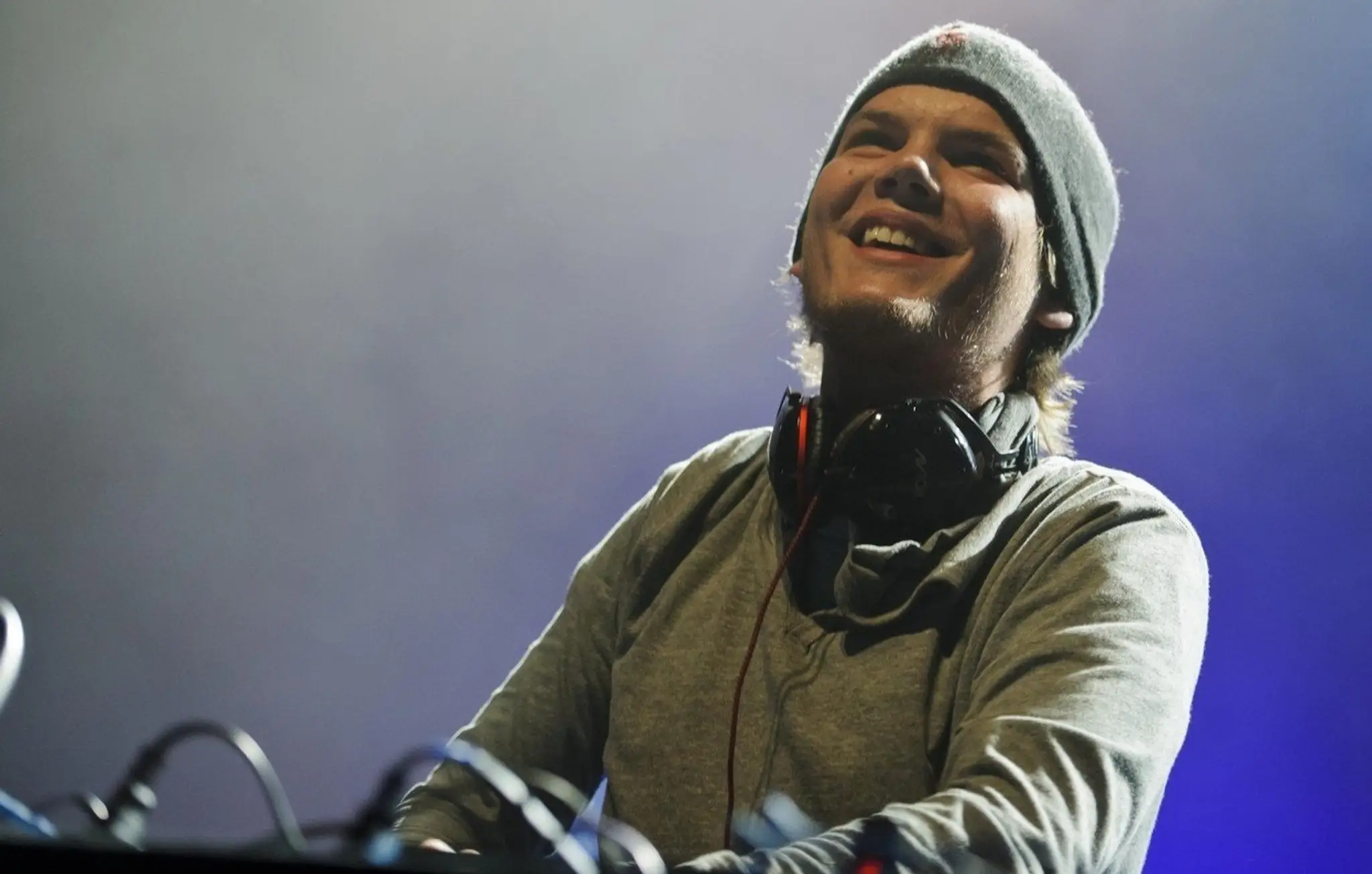 Avicii počas vystúpenia v Las Vegas.