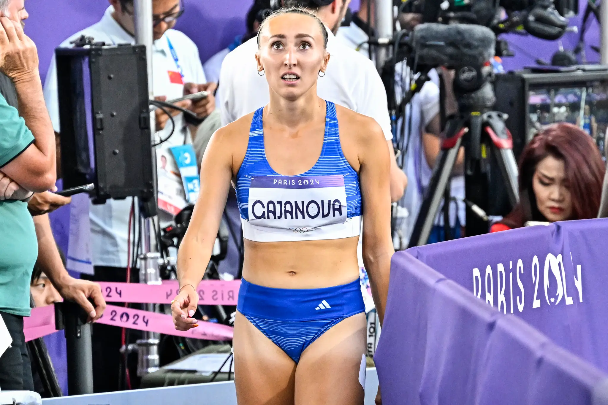 Gabriela Gajanová po semifinálovom behu na 800 metrov