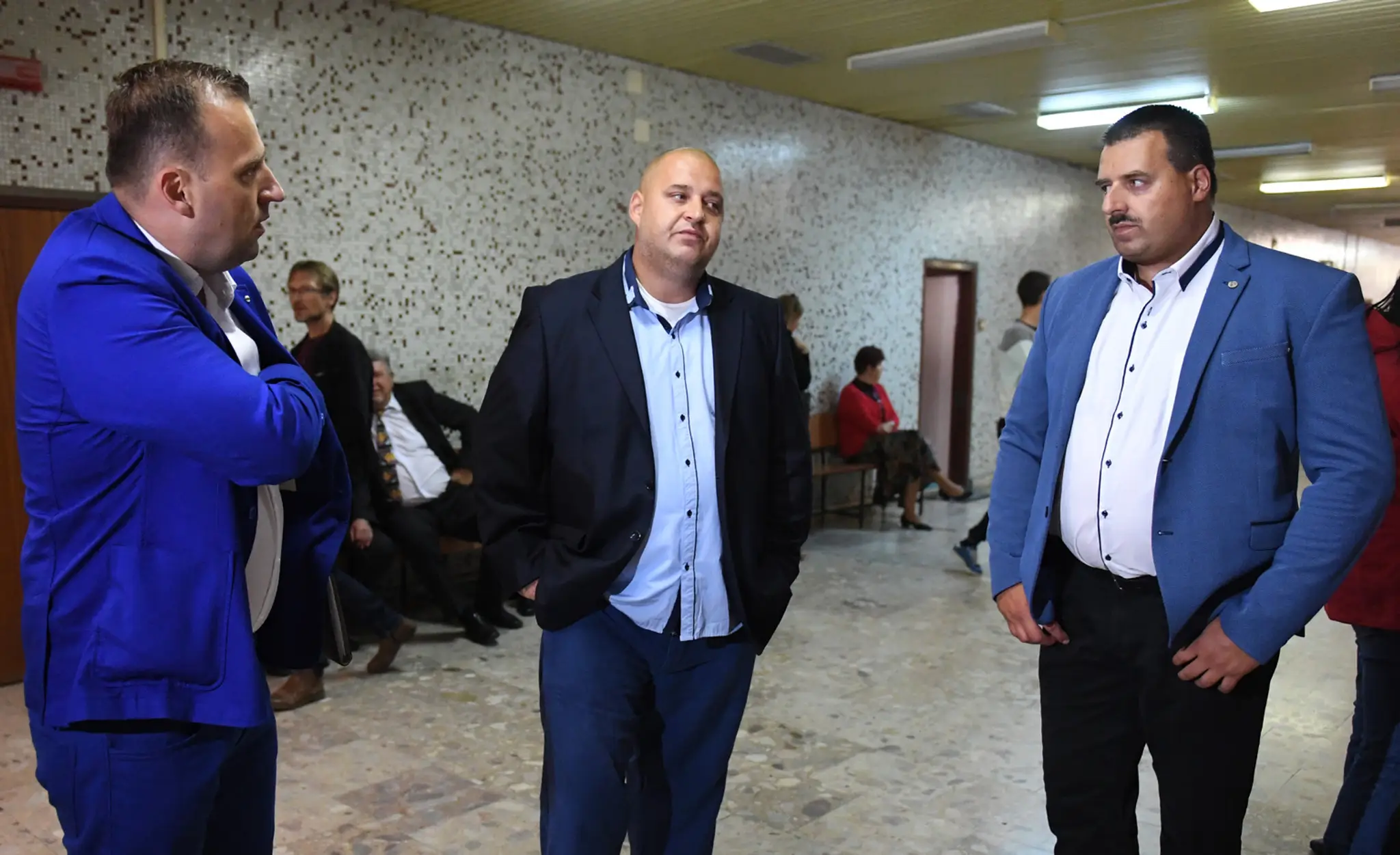 Branislav Paška (vpravo) na archívnej snímke z roku 2017 na súde v Košiciach. 