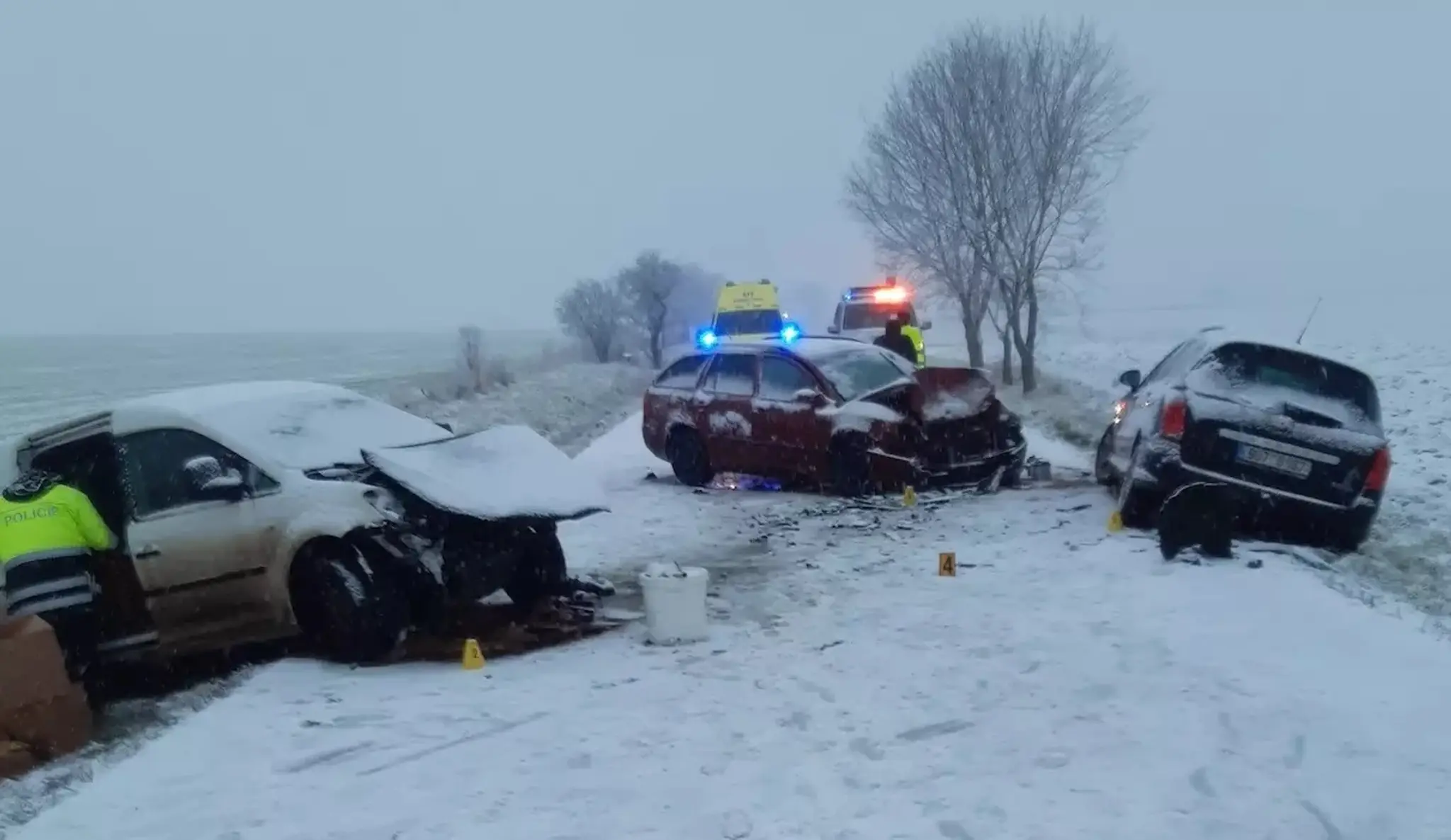 Snehová kalamita na východe Česka