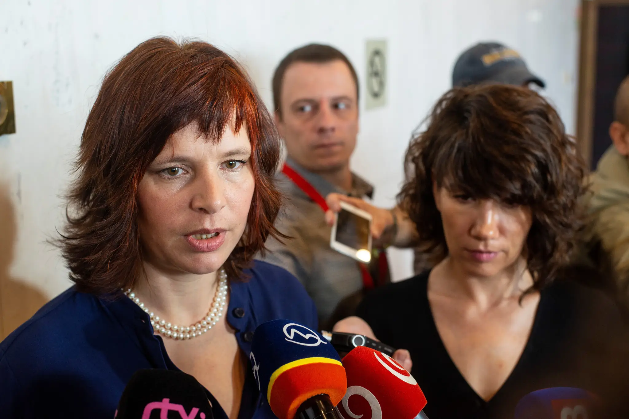 Veronika Remišová a Lucia Ďuriš Nicholsonová na archívnej snímke.
