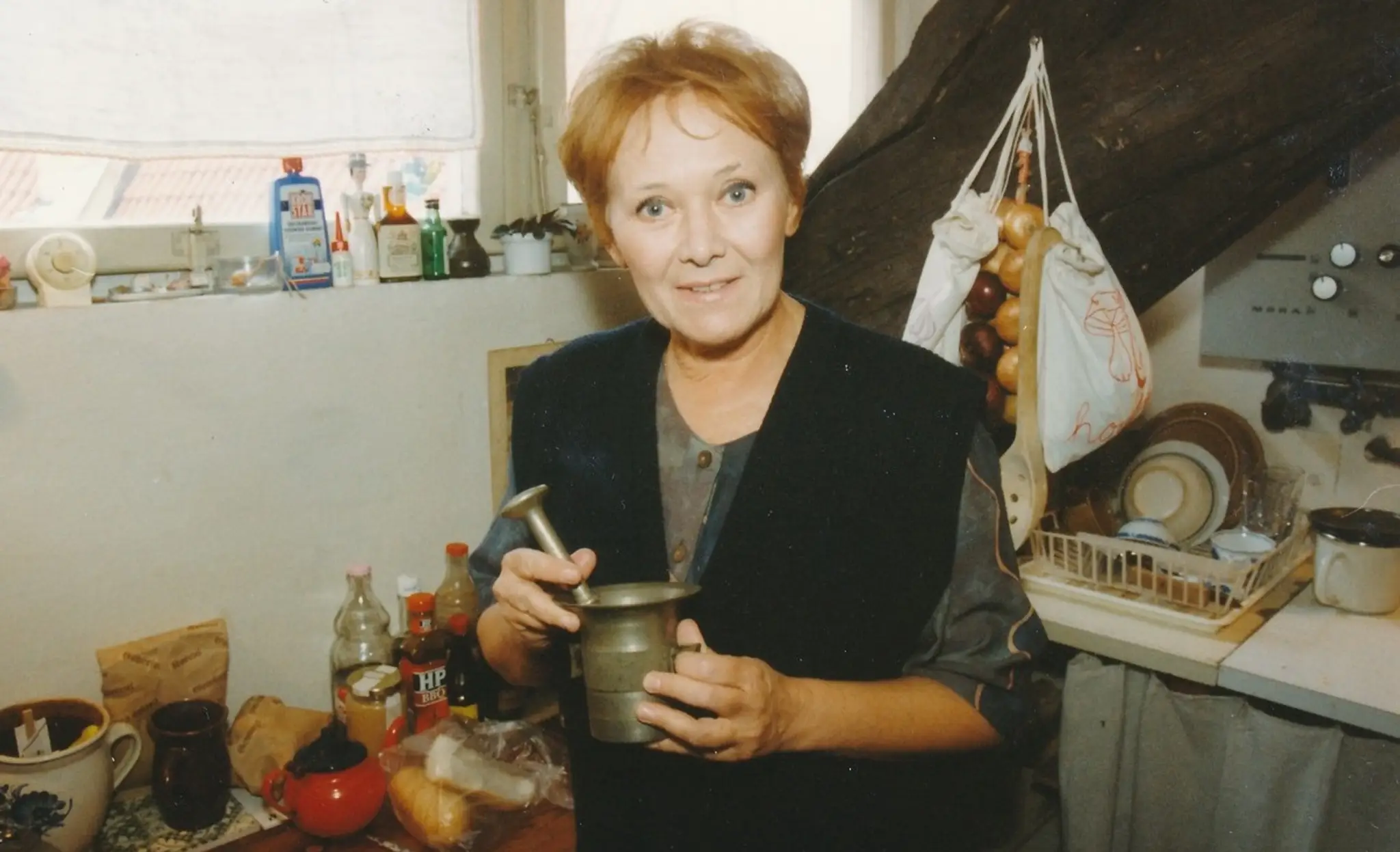 Herečka Zdena Hadrbolcová.