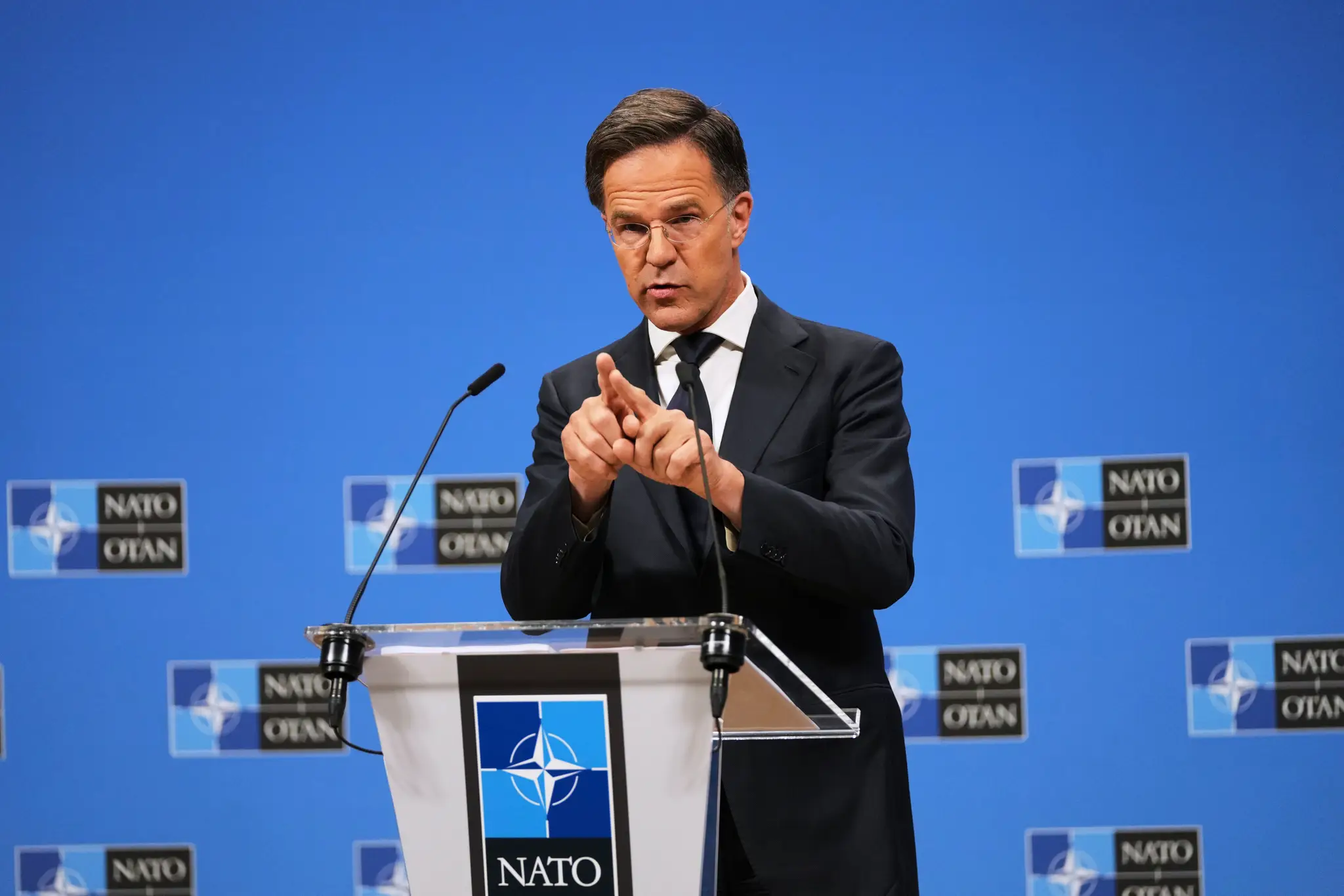 Generálny tajomník NATO Mark Rutte.