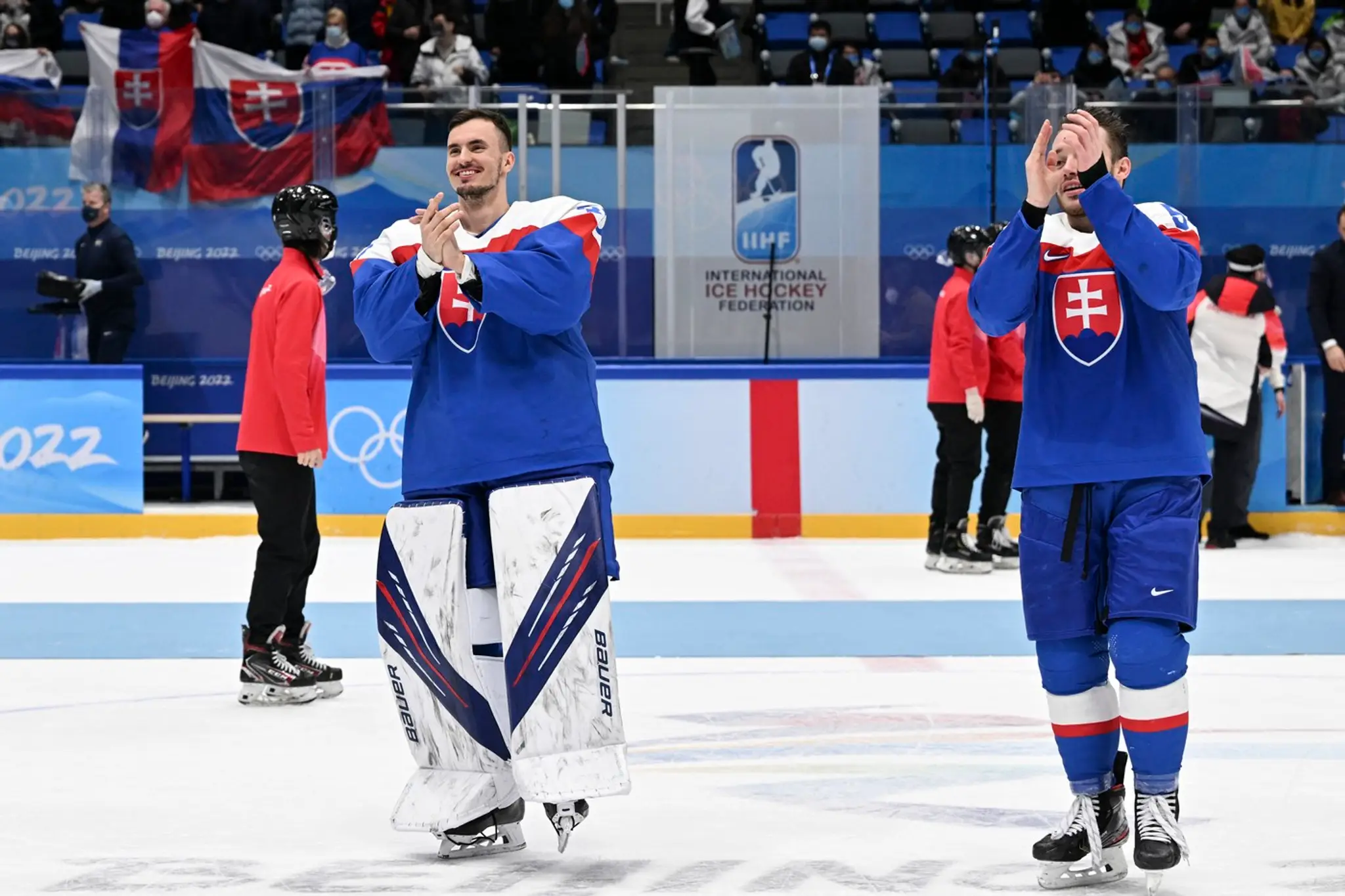 Patrik Rybár a Marko Daňo sa tešia zo zisku bronzu v Pekingu