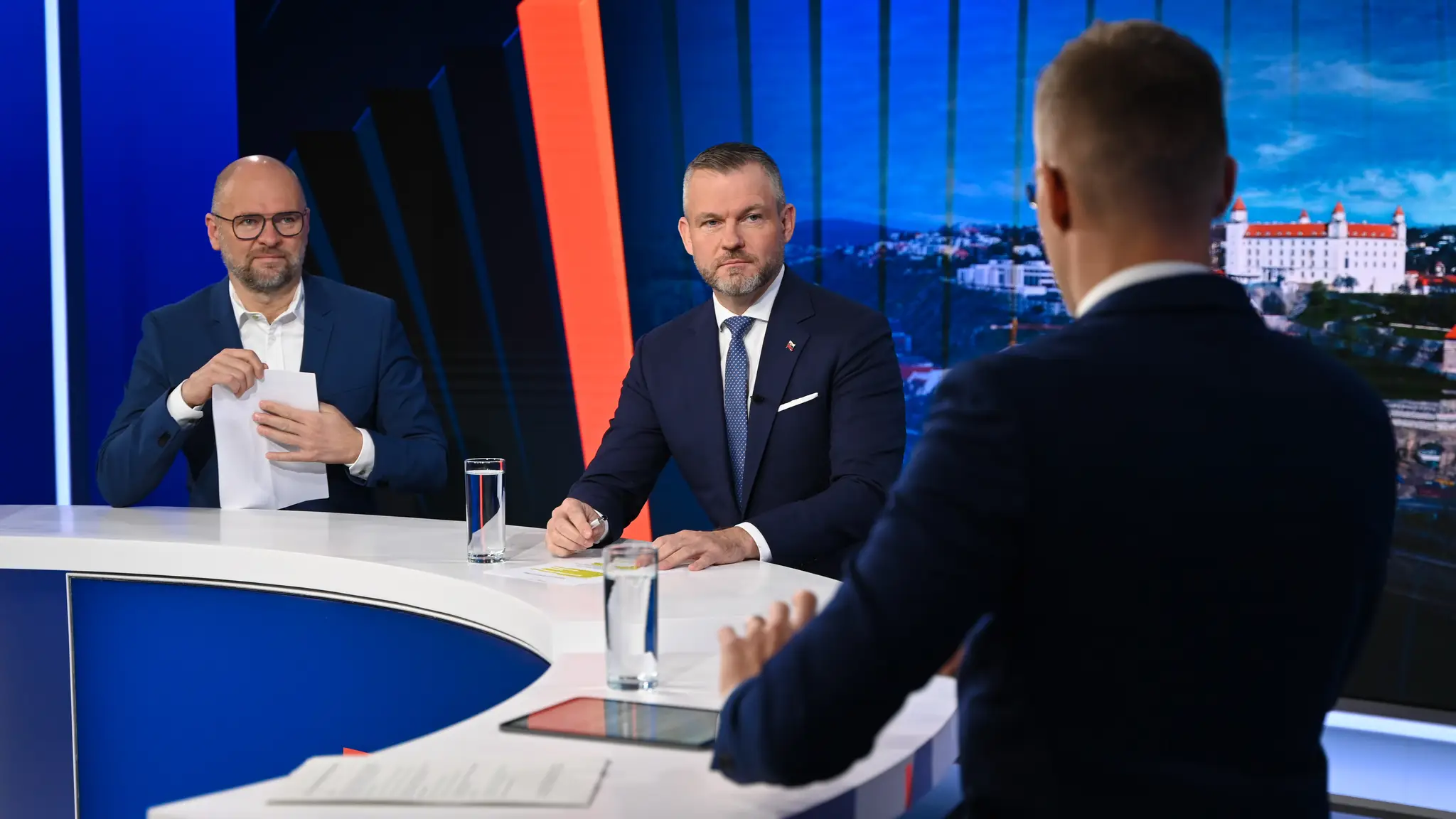 Peter Pellegrini a Richard Sulík v relácii Na telo.