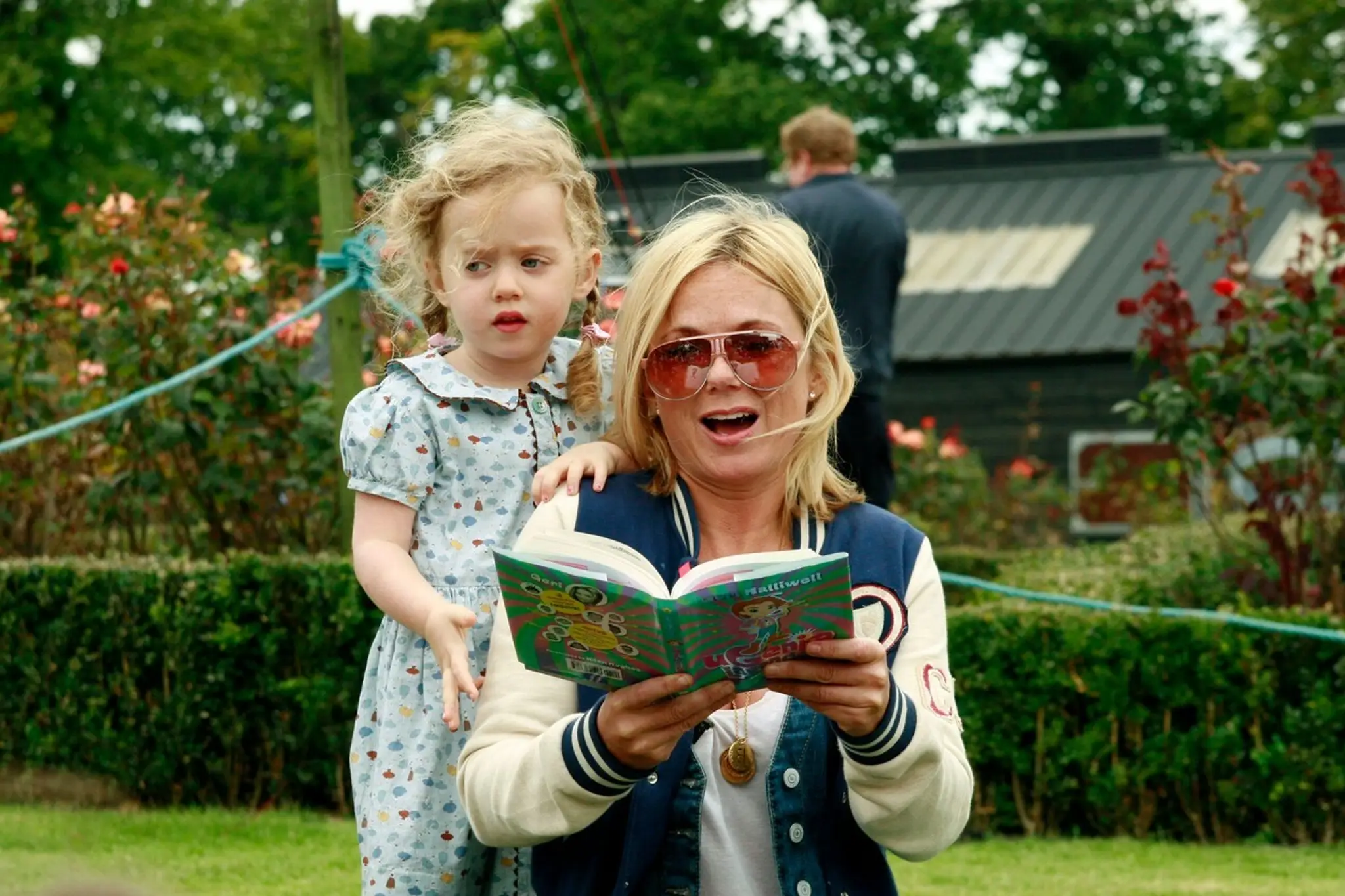 Geri Halliwell so svojou dcérou Blubell.