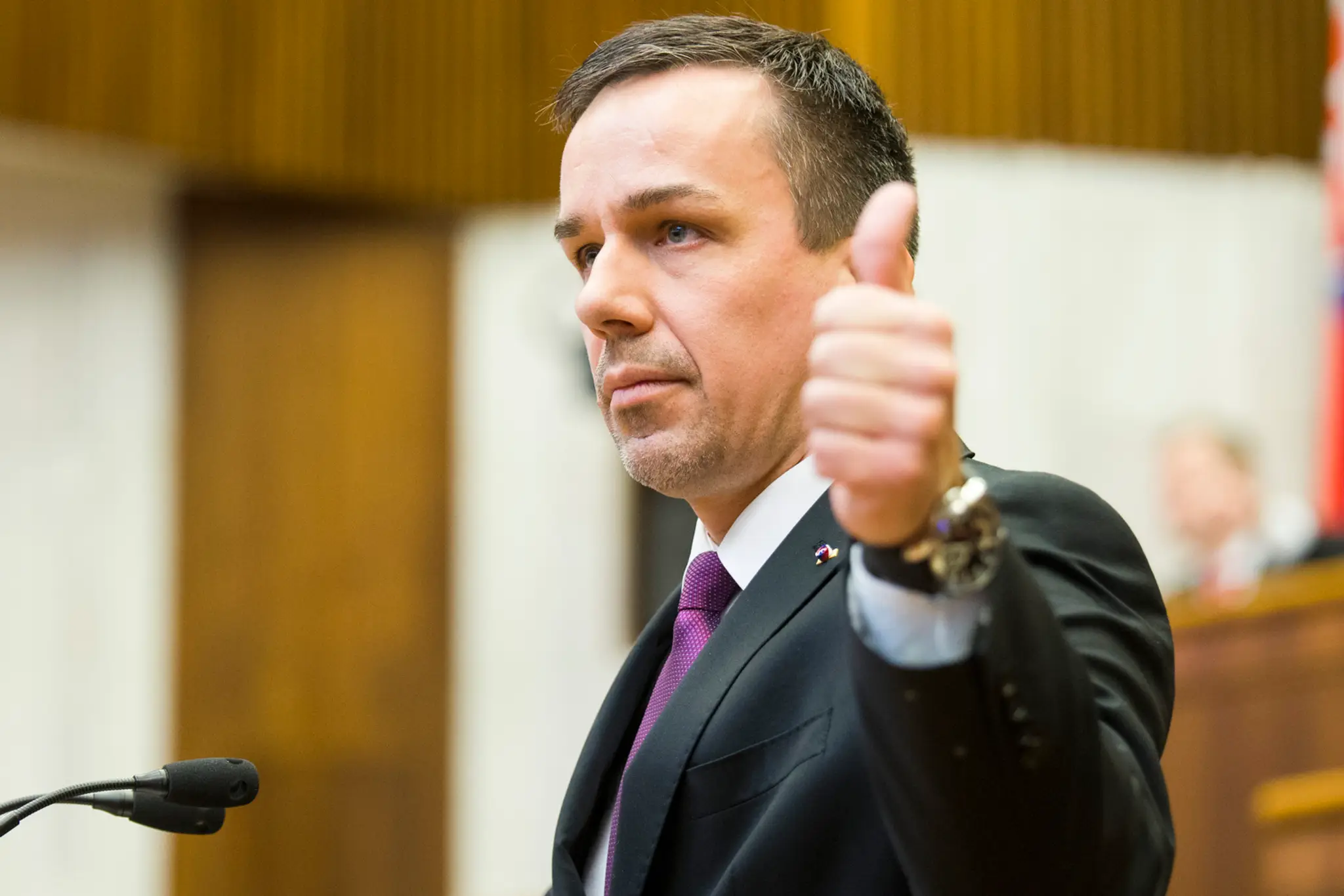 Na snímke poslanec NR SR Erik Tomáš