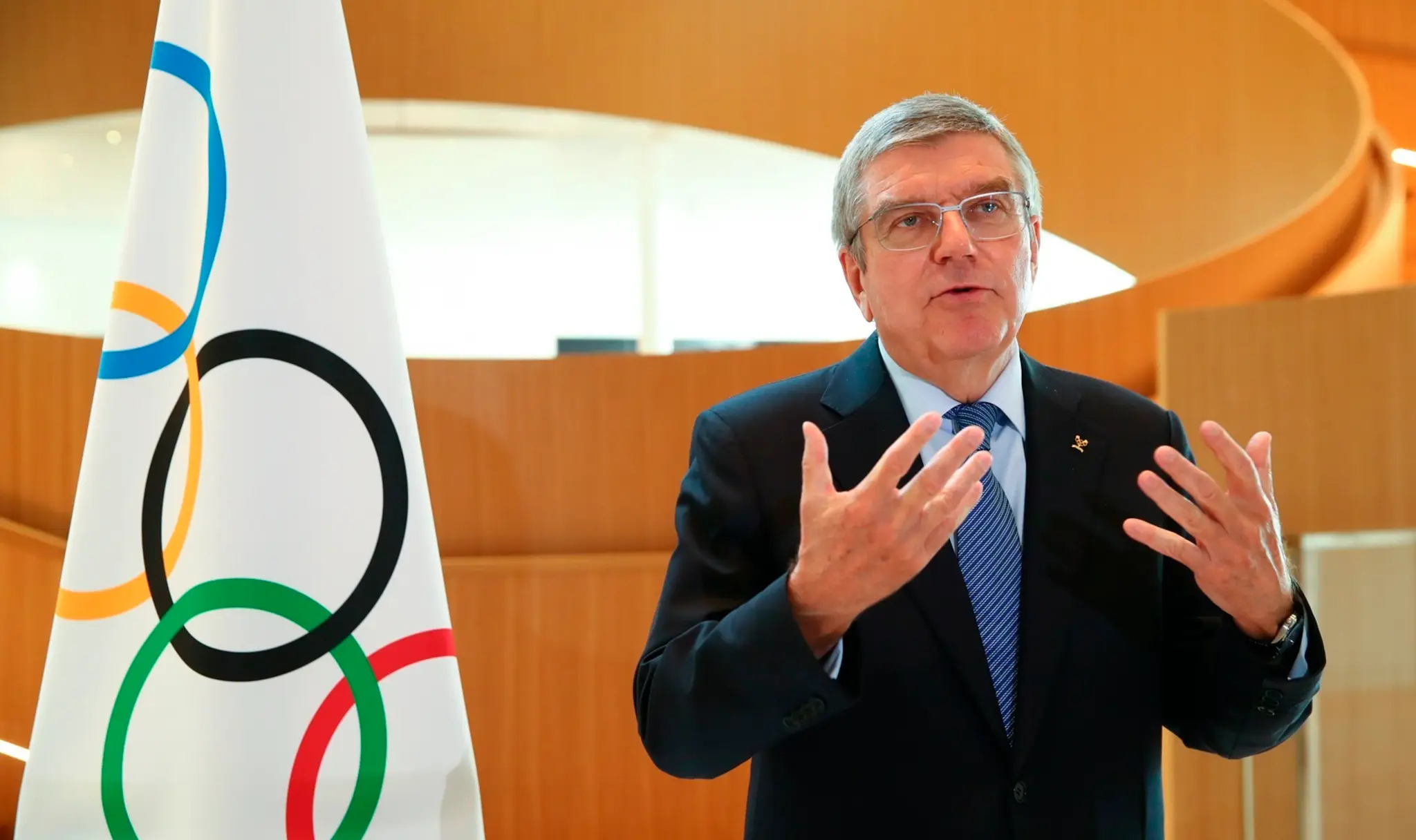 Prezident Medzinárodného olympijského výboru (MOV) Thomas Bach.