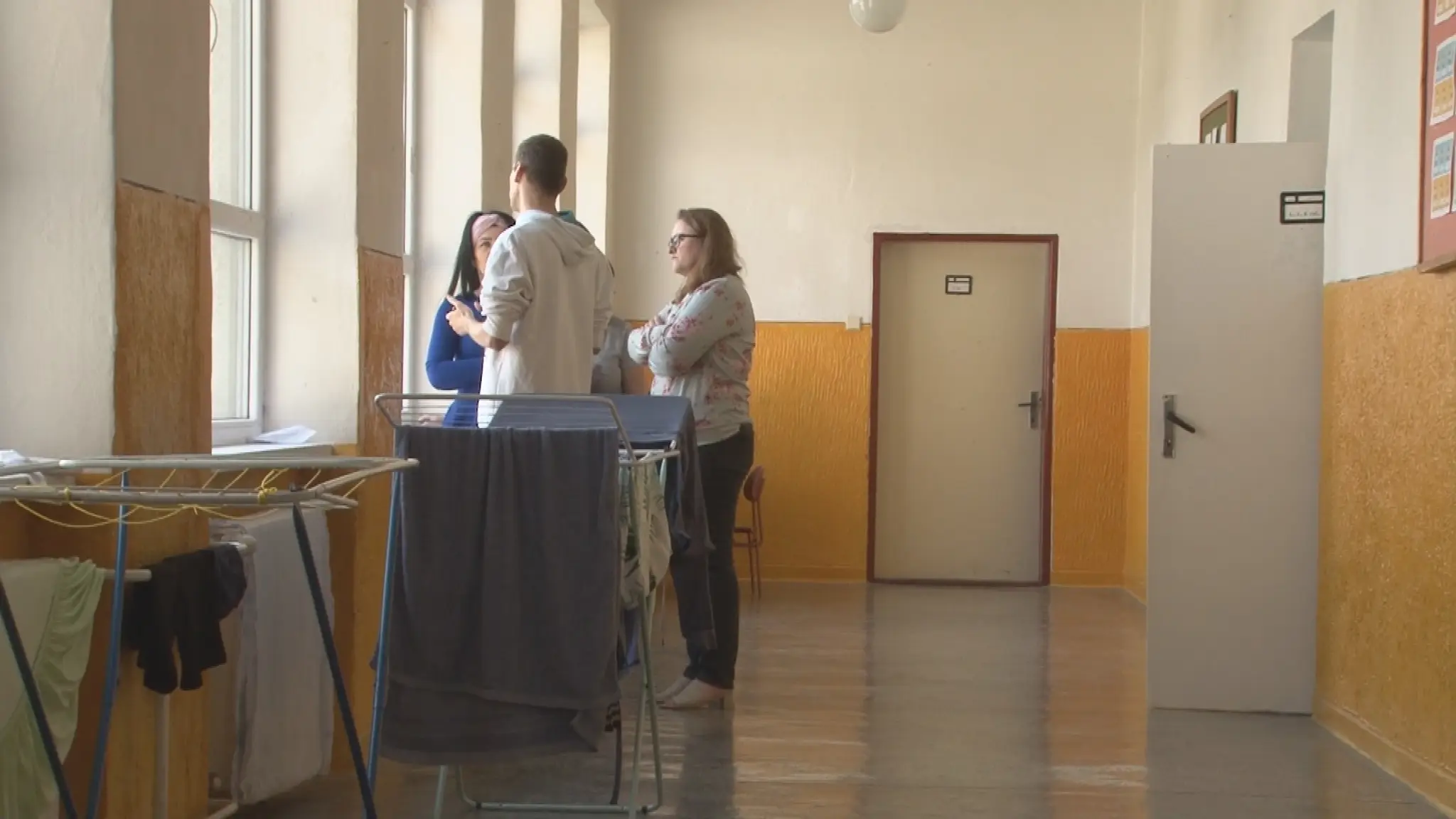 Ubytovaní odídenci z Ukrajiny v obci Lomné.