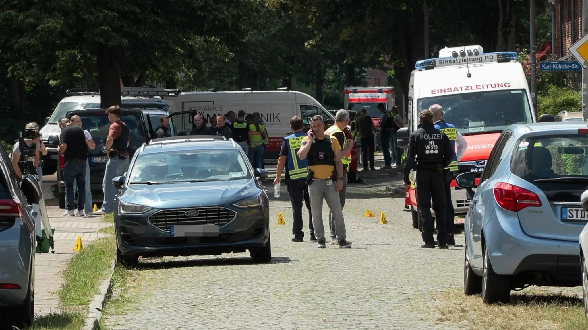Polícia na mieste streľby v Nemecku