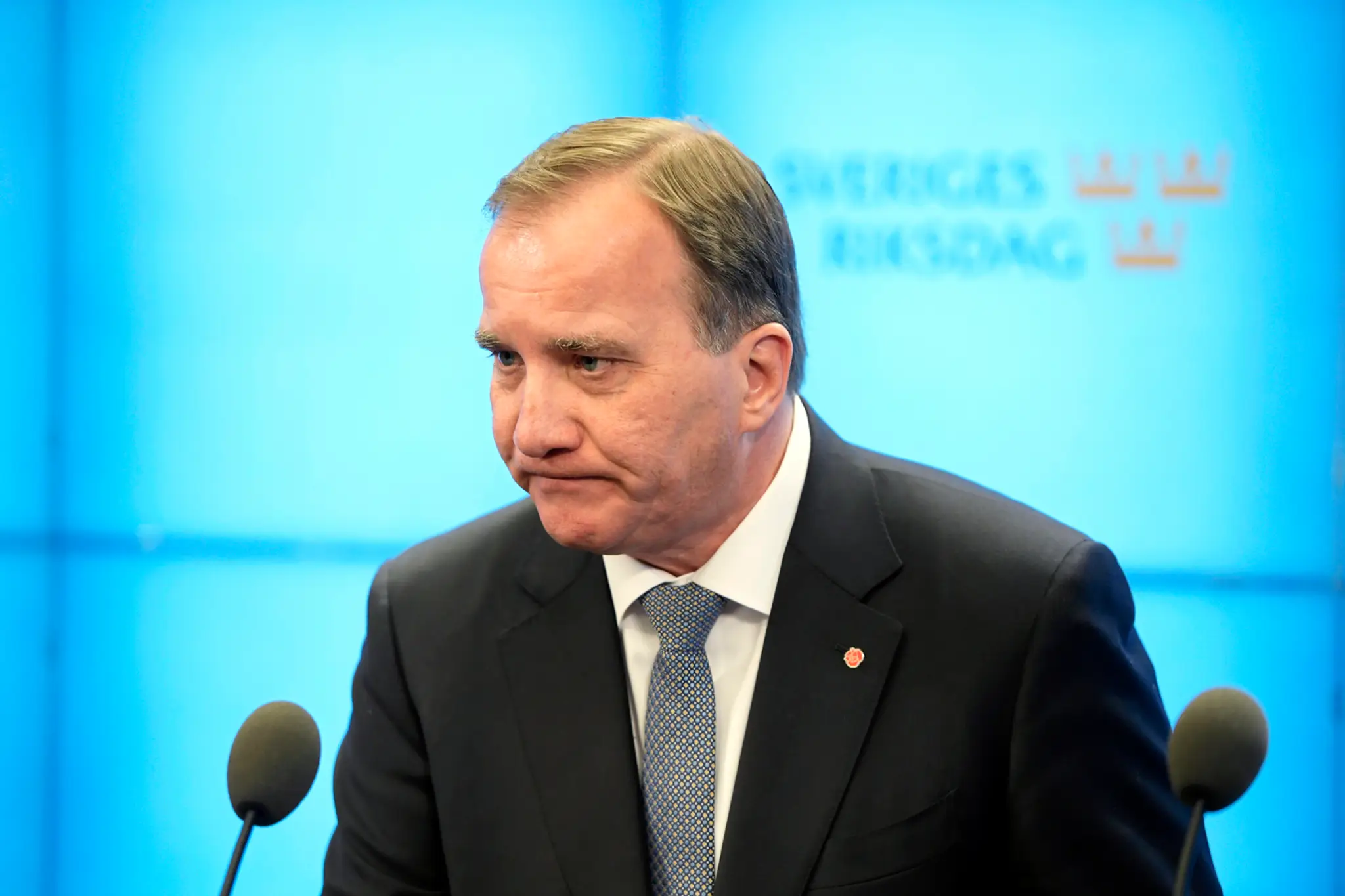 Švédsky premiér Stefan Löfven.