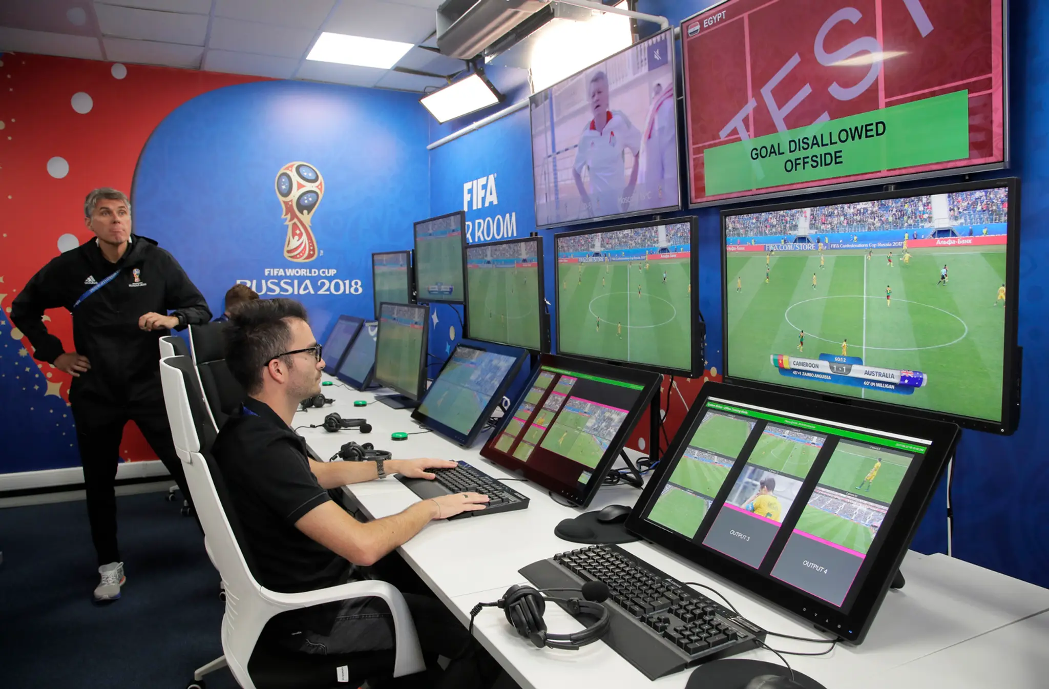 Videorozhodca na futbalových MS 2018 v Rusku.