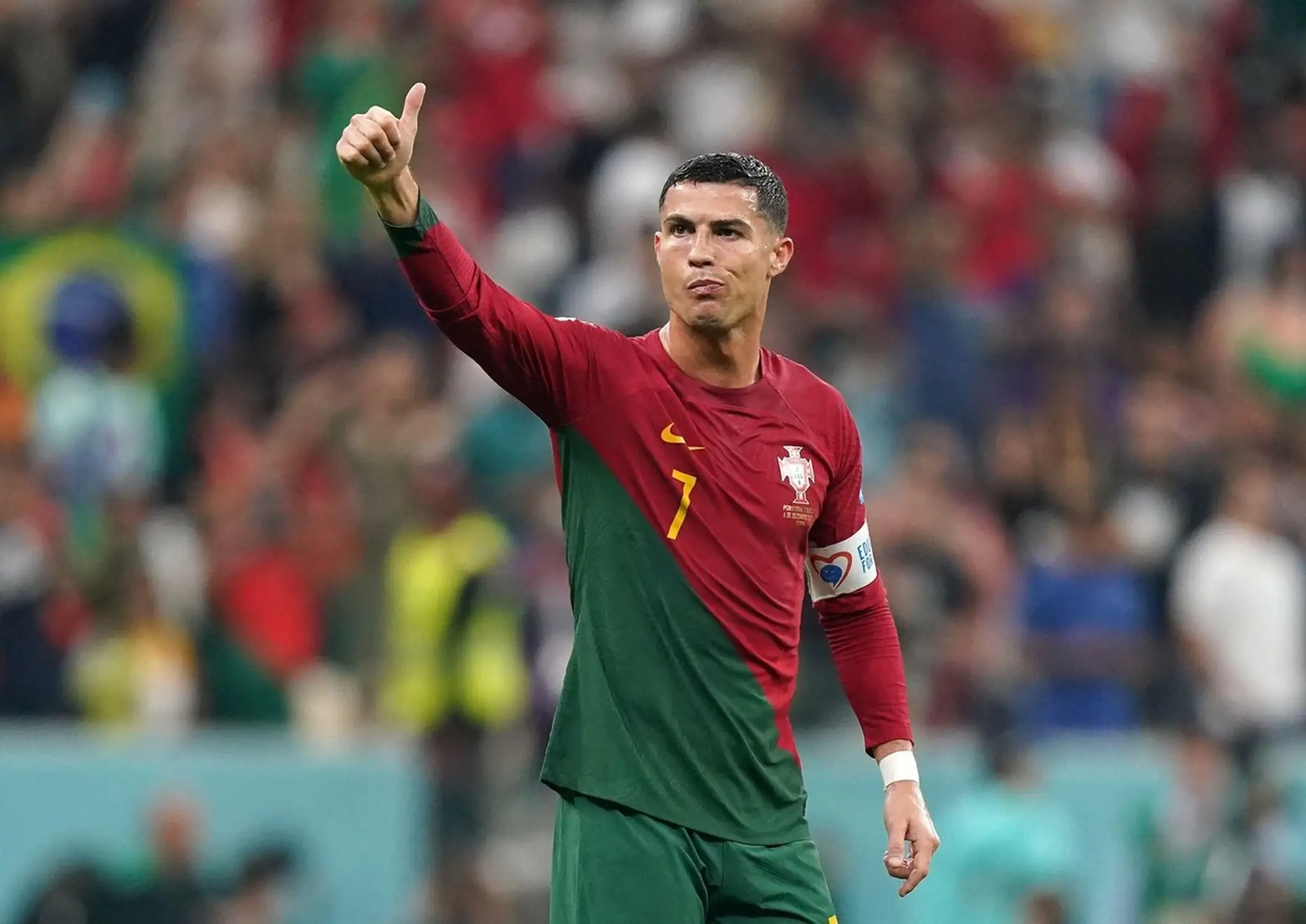 Cristiano Ronaldo počas MS v Katare