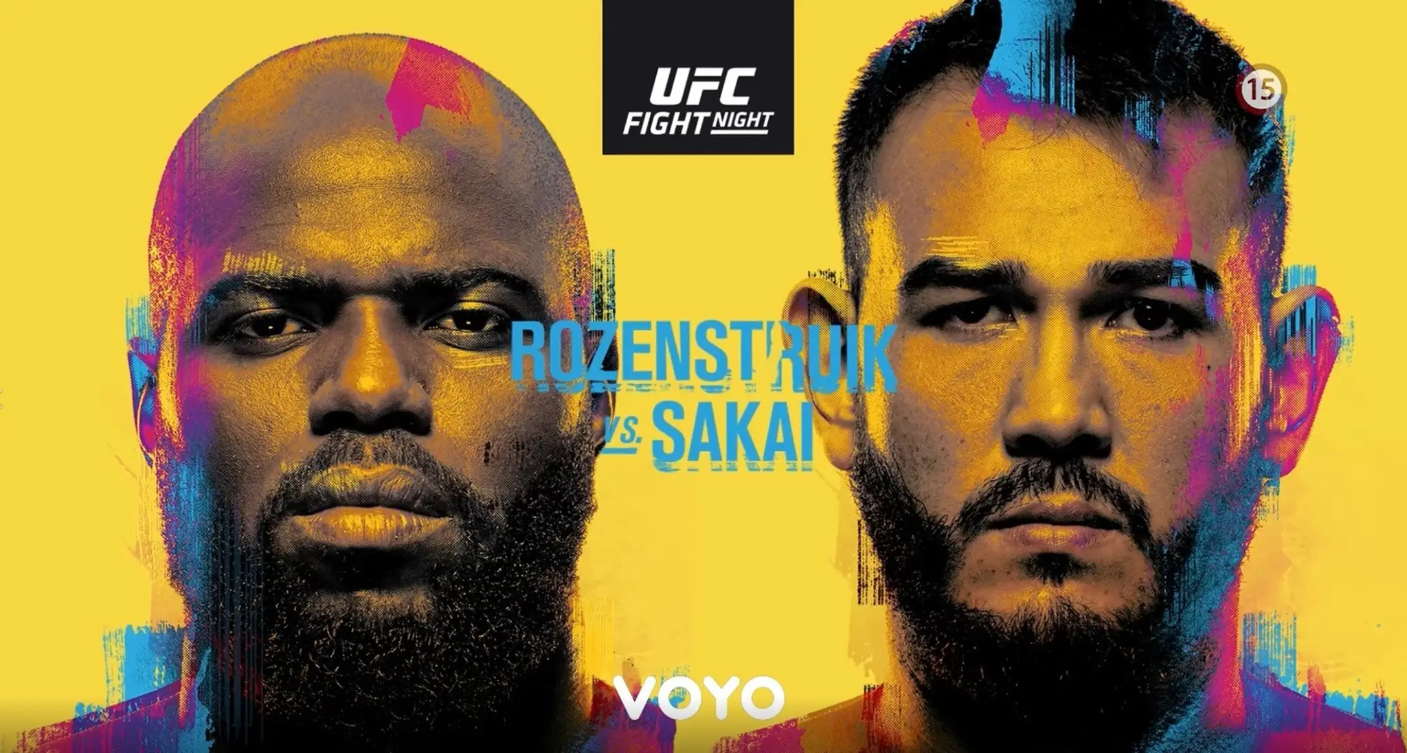 UFC Fight Night: Rozenstruik vs Sakai.