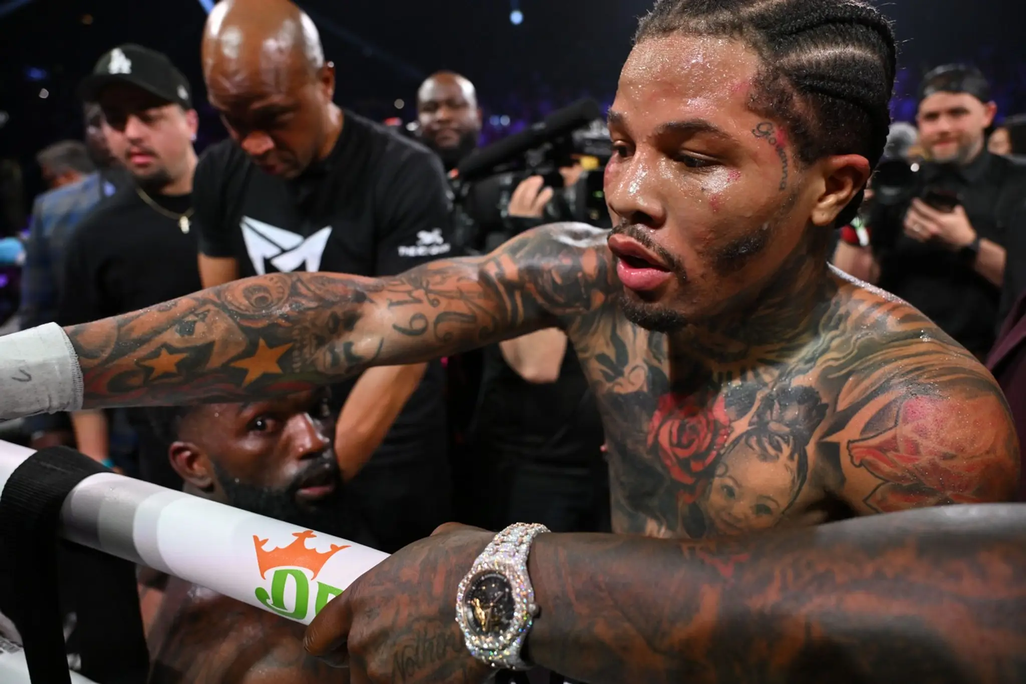Na snímke boxer Gervonta Davis, ktorého pre domáce násilie zatkla polícia.