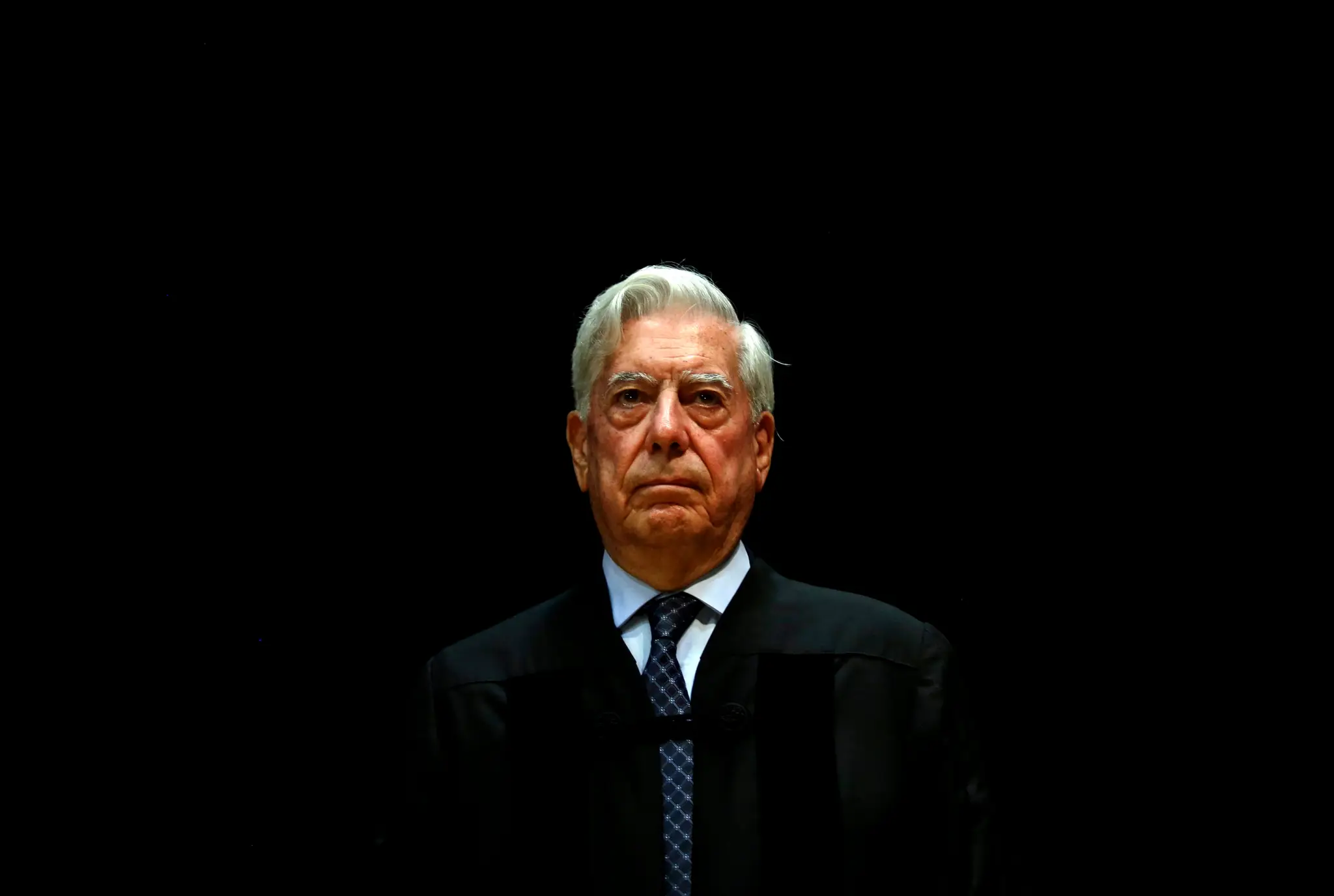 Na snímke peruánsky spisovateľ Mario Vargas Llosa.