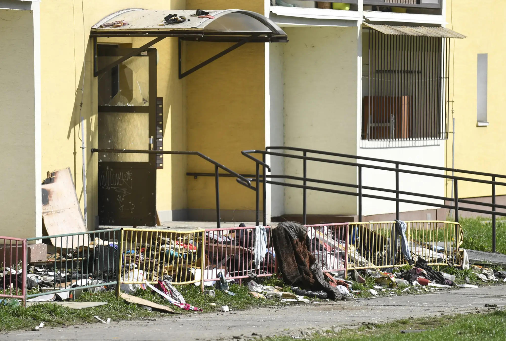 Bytovka v Košiciach po výbuchu plynu.