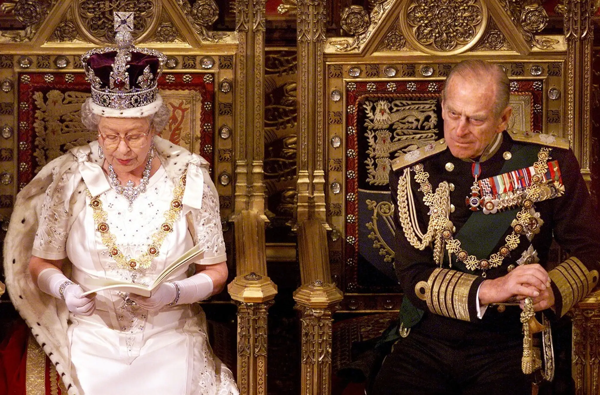 Kráľovná Alžbeta II. a Princ Philip