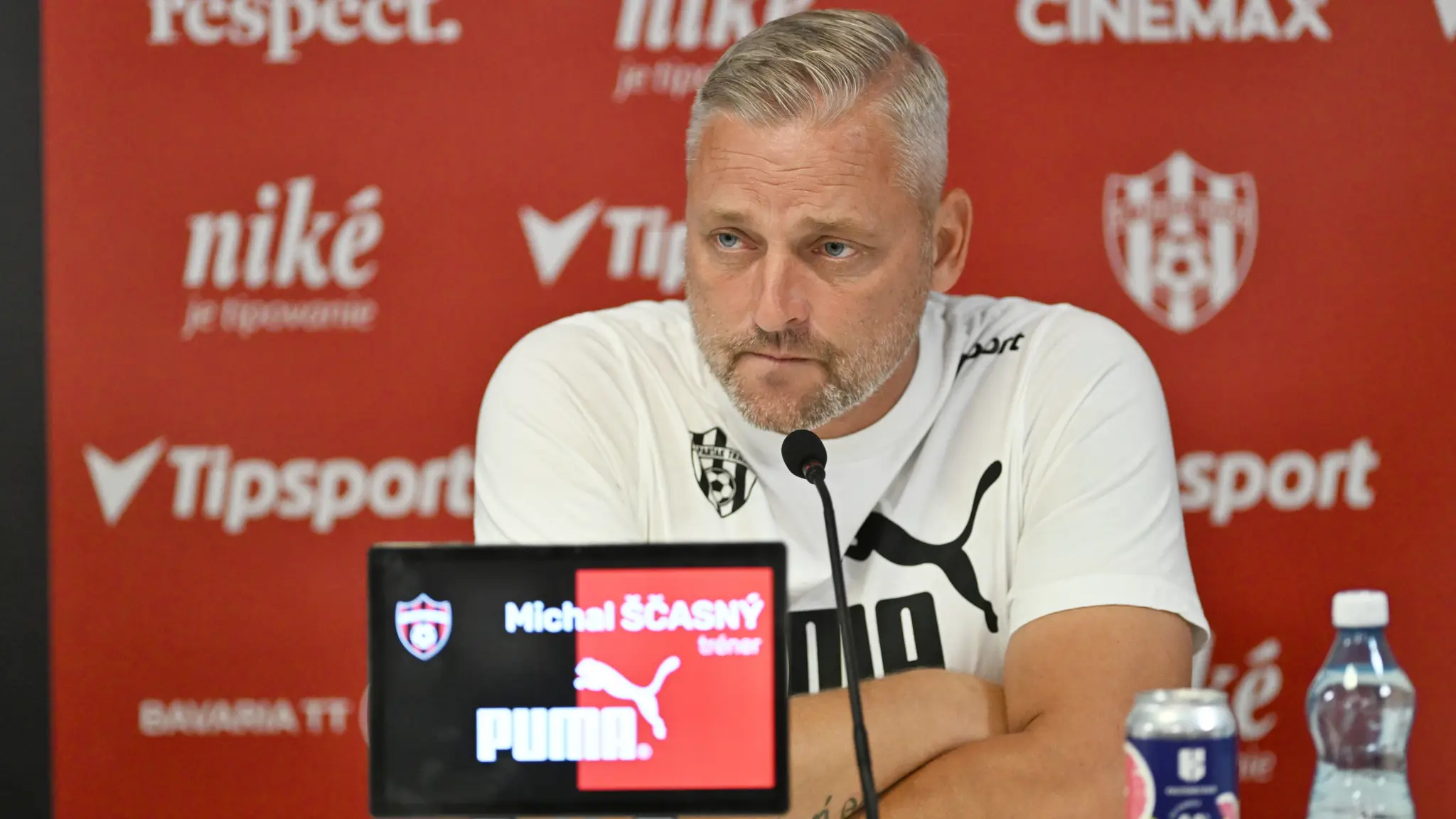 Tréner Trnavy Michal Ščasný. (cropped)